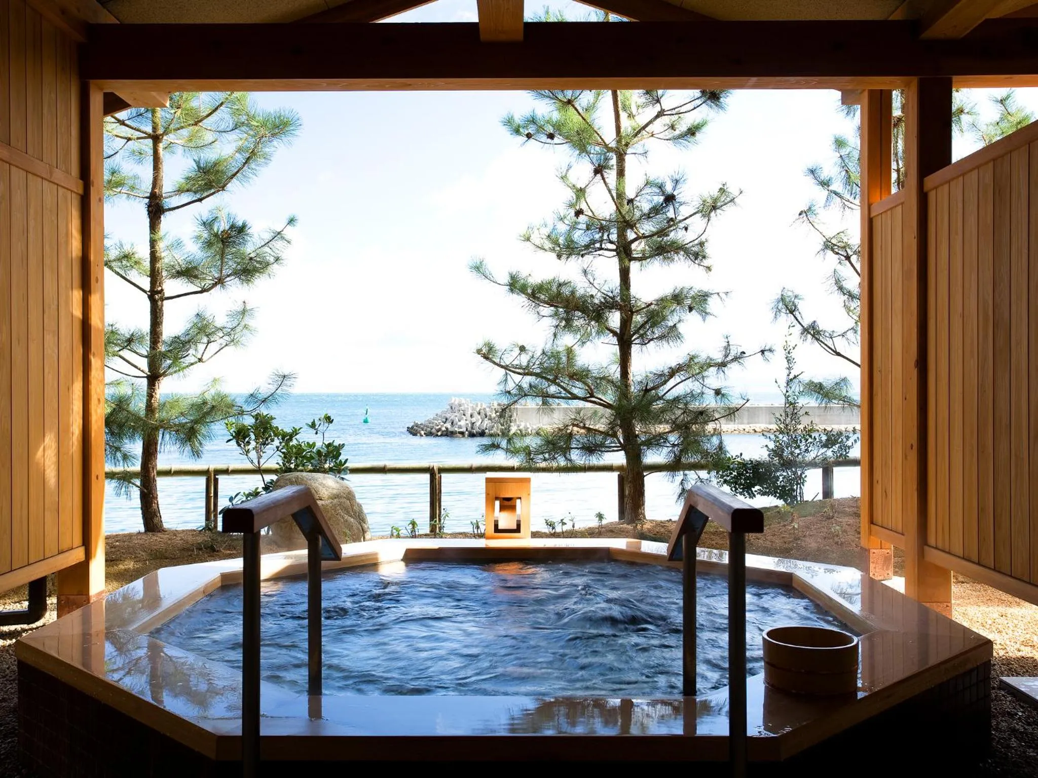 Hot Spring Bath in Hotel New Awaji
