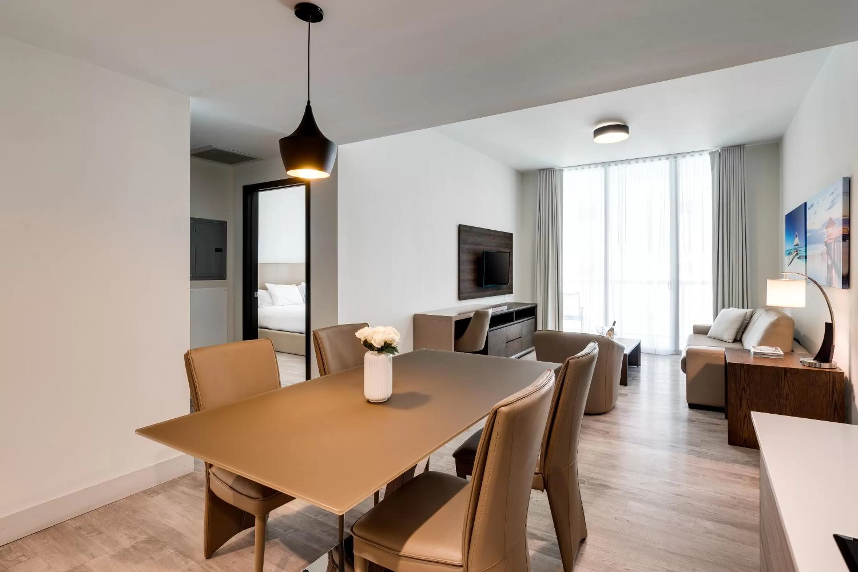 Living room in Costa Hollywood Beach Resort - An All Suite Hotel