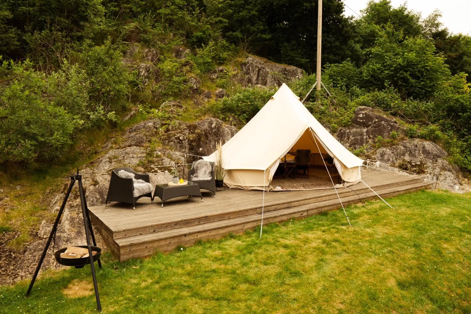 Garden in Lilland Brewery Hotel
