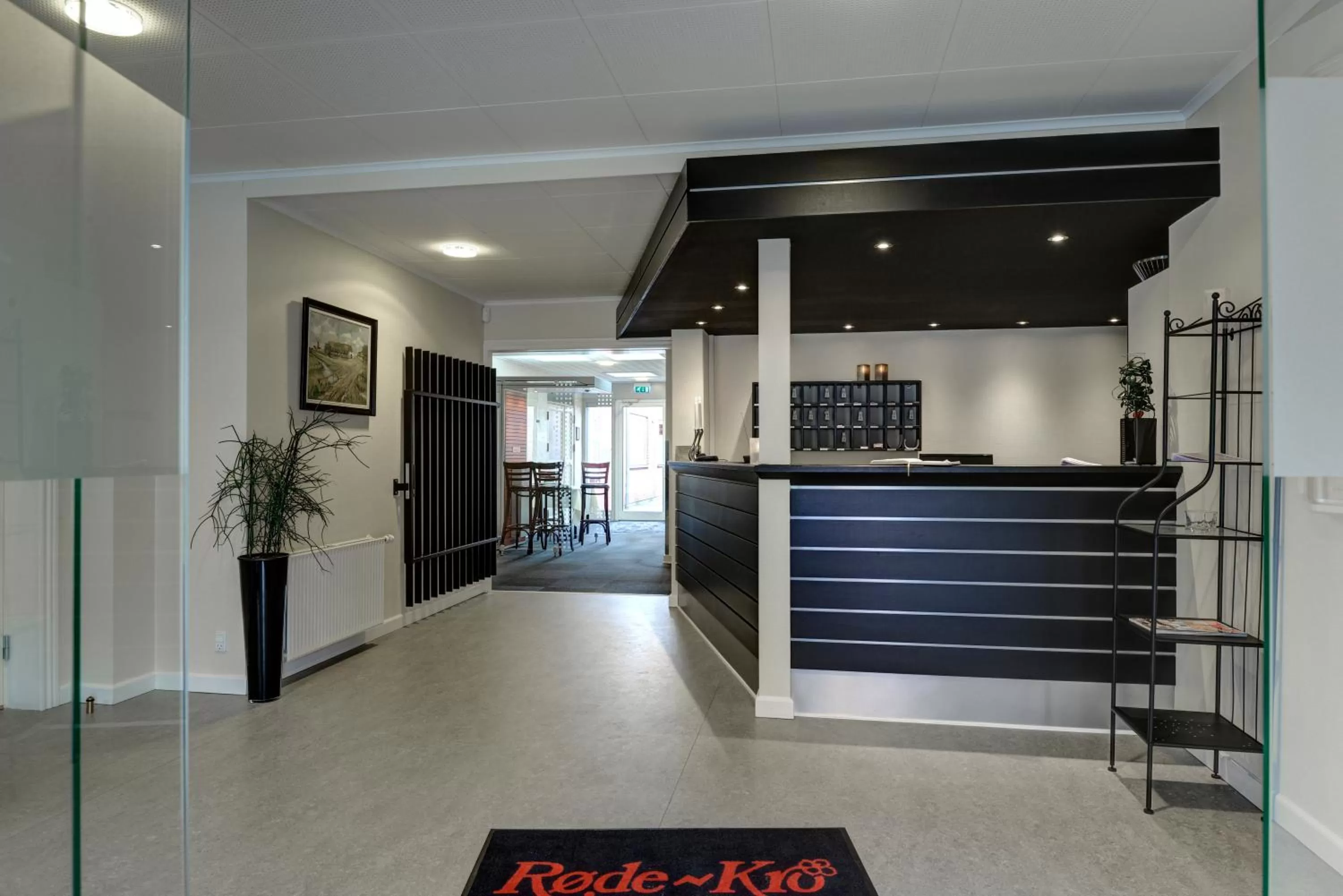 Lobby or reception in Hotel Røde-Kro