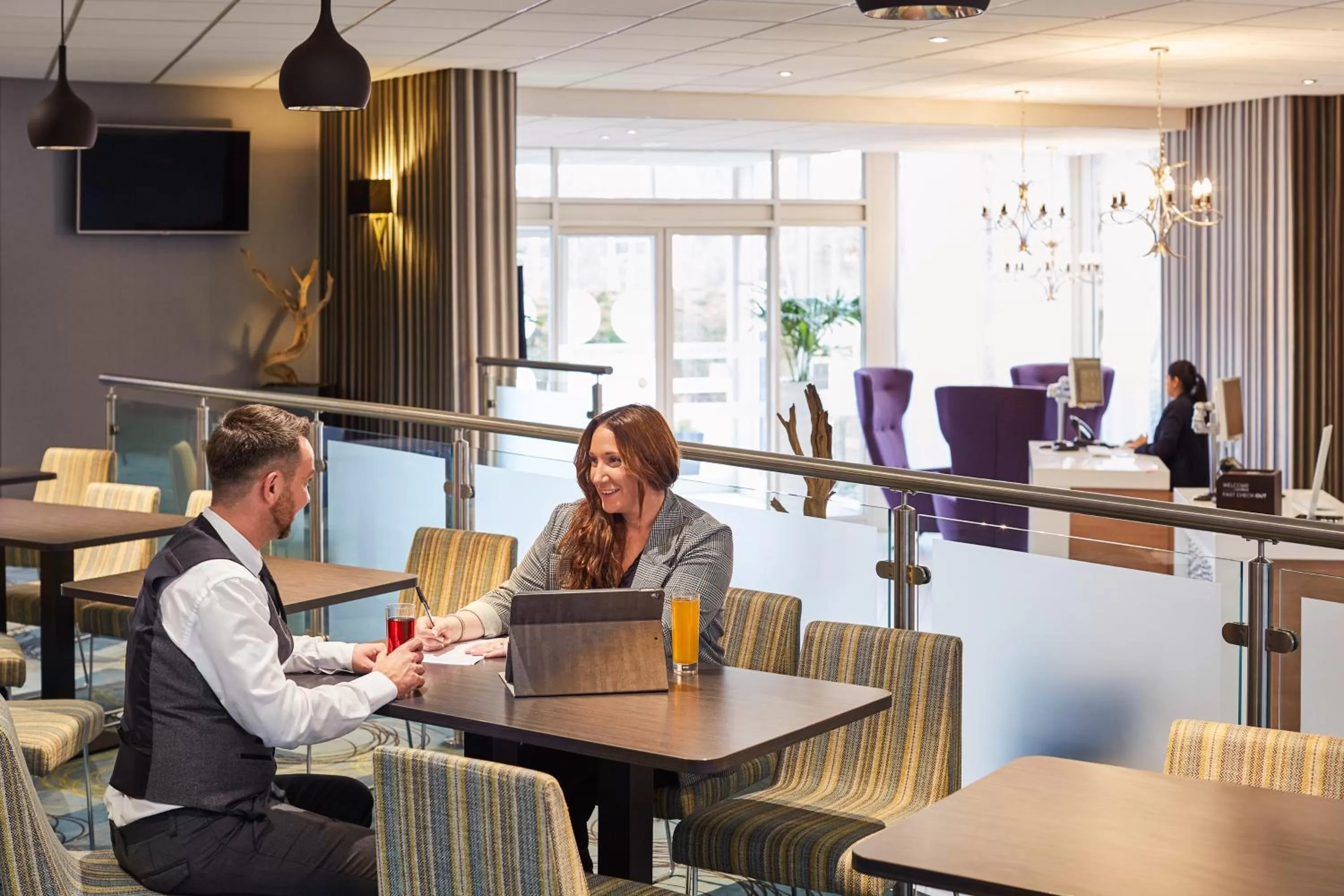 Lobby or reception in Novotel Coventry