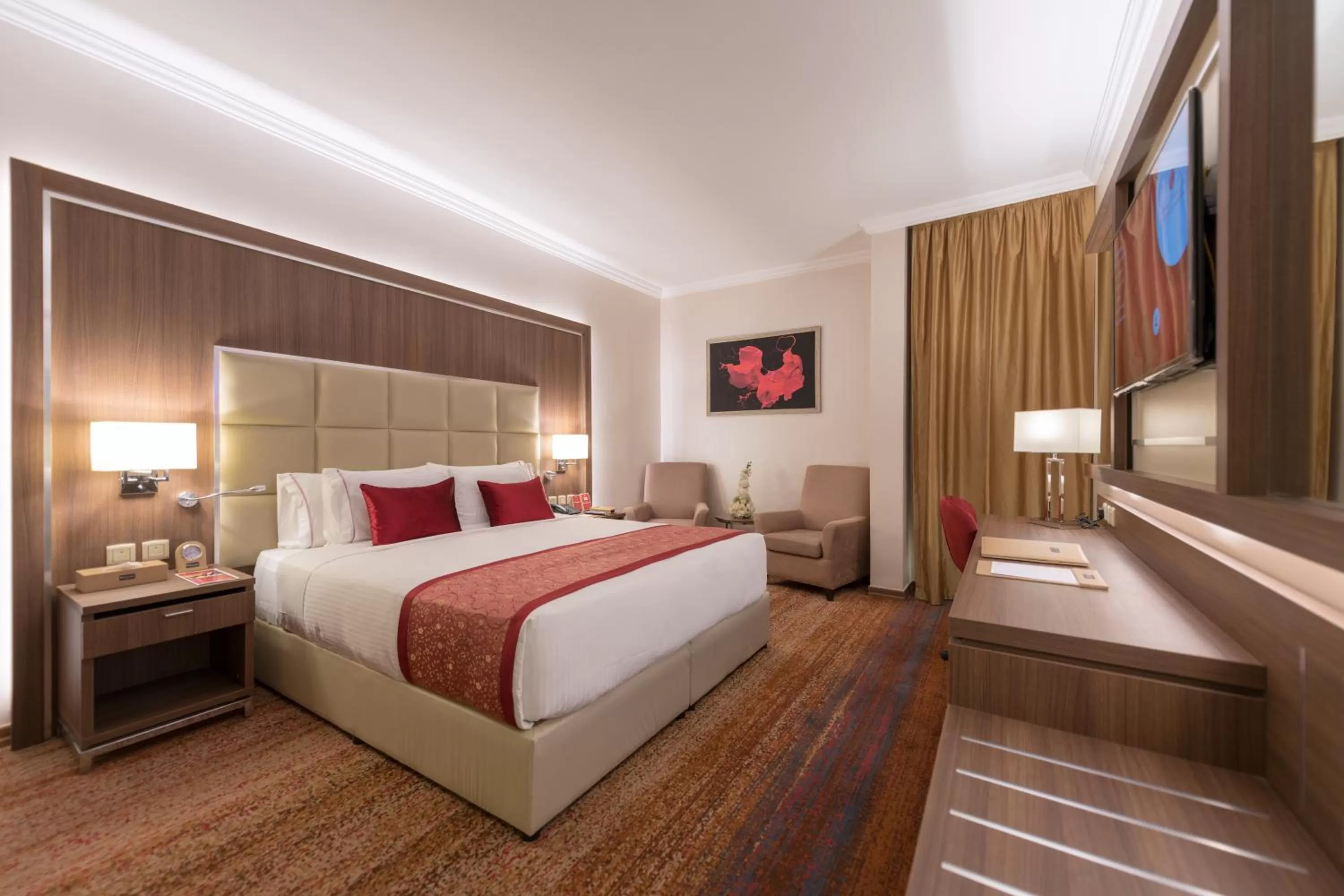 Bedroom, Bed in Ramada by Wyndham Continental Jeddah