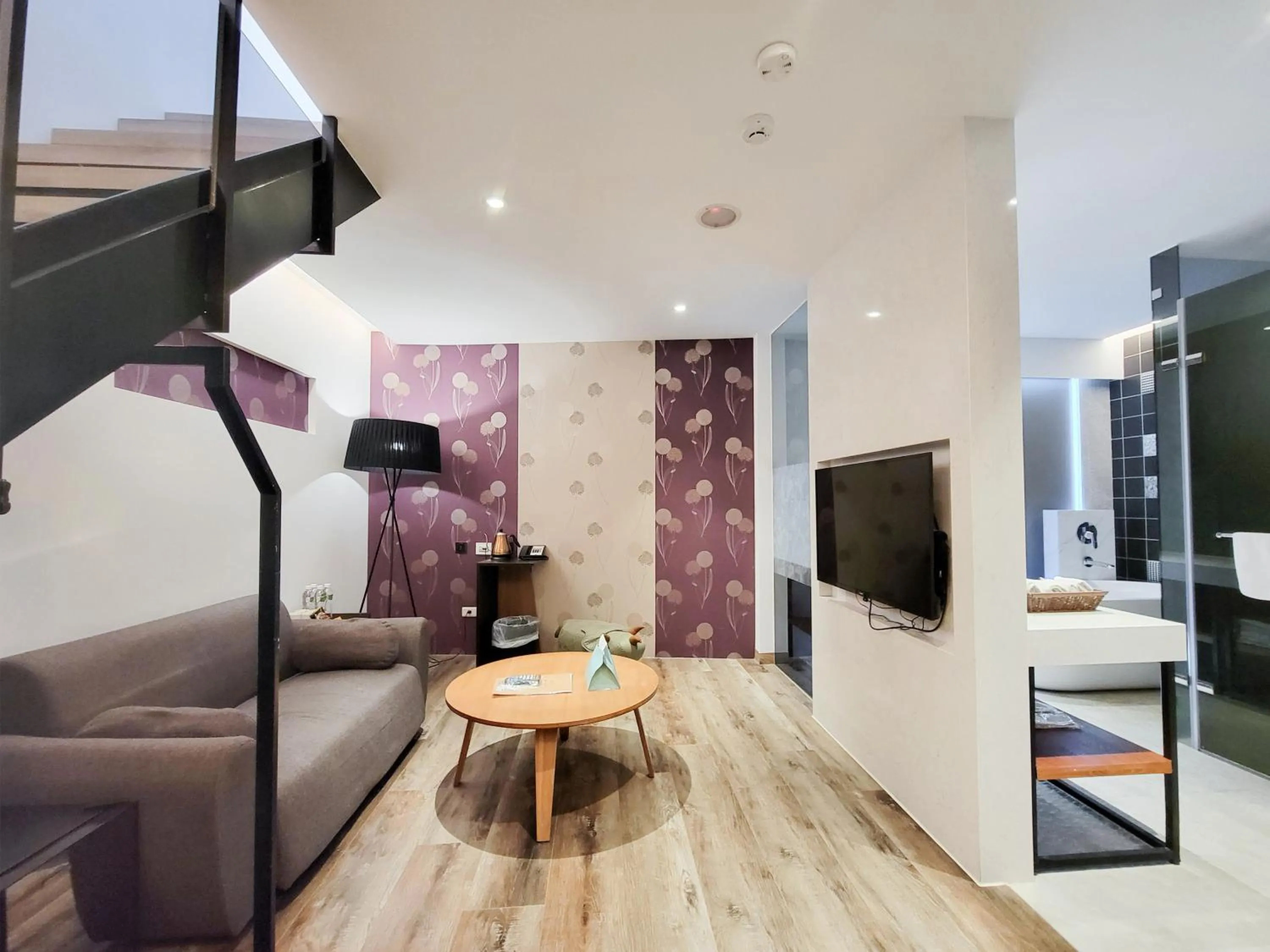 Living room in CHECK inn Taichung Zhongshan