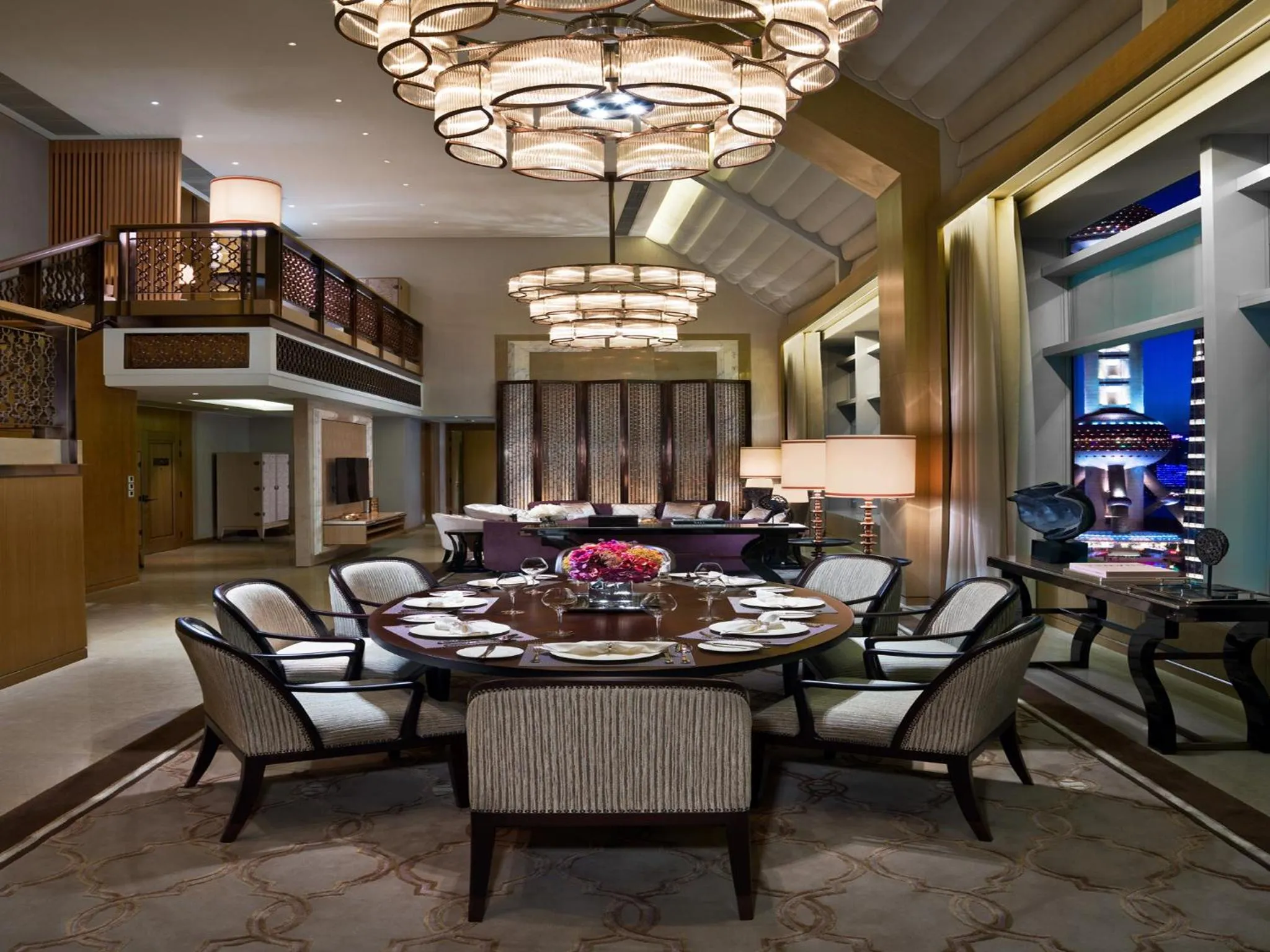 Decorative detail in IFC Residence