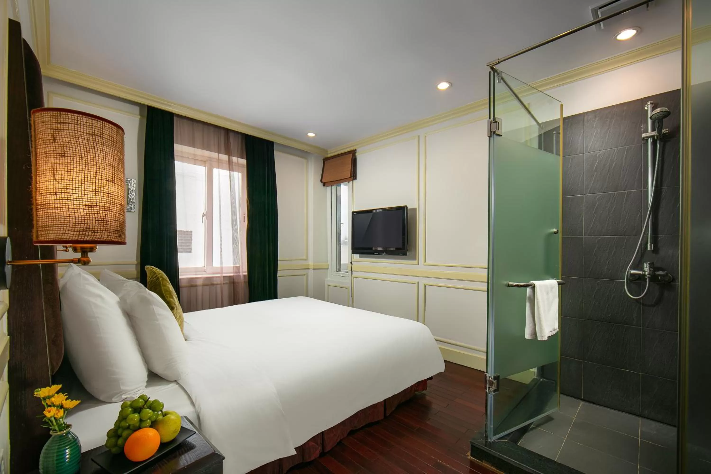 Bed in Hanoi Boutique Hotel & Spa