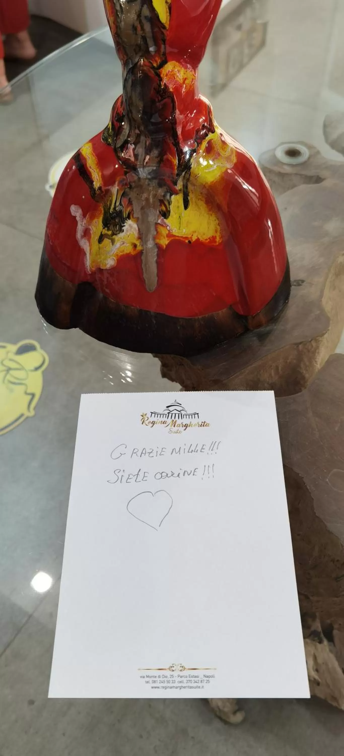 Logo/Certificate/Sign in Regina Margherita Suite