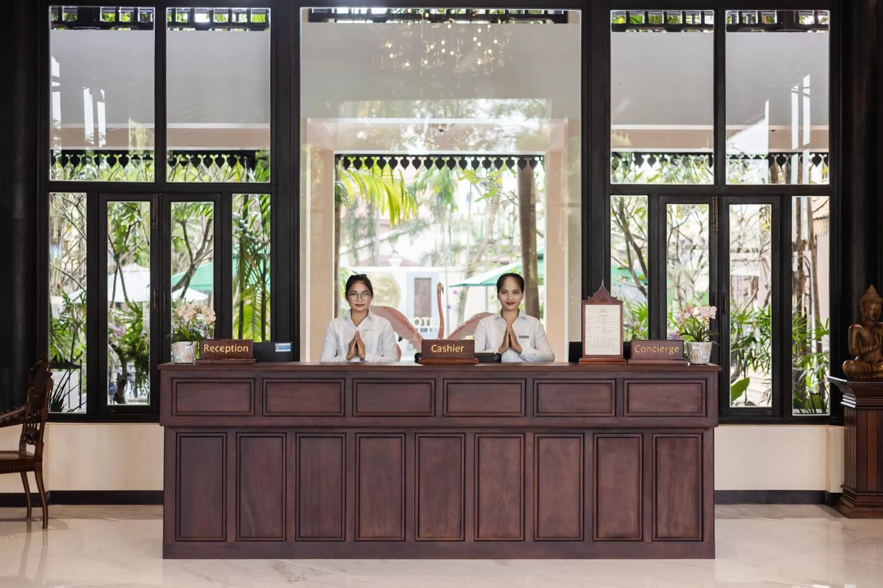 Lobby or reception in Saem Siemreap Hotel