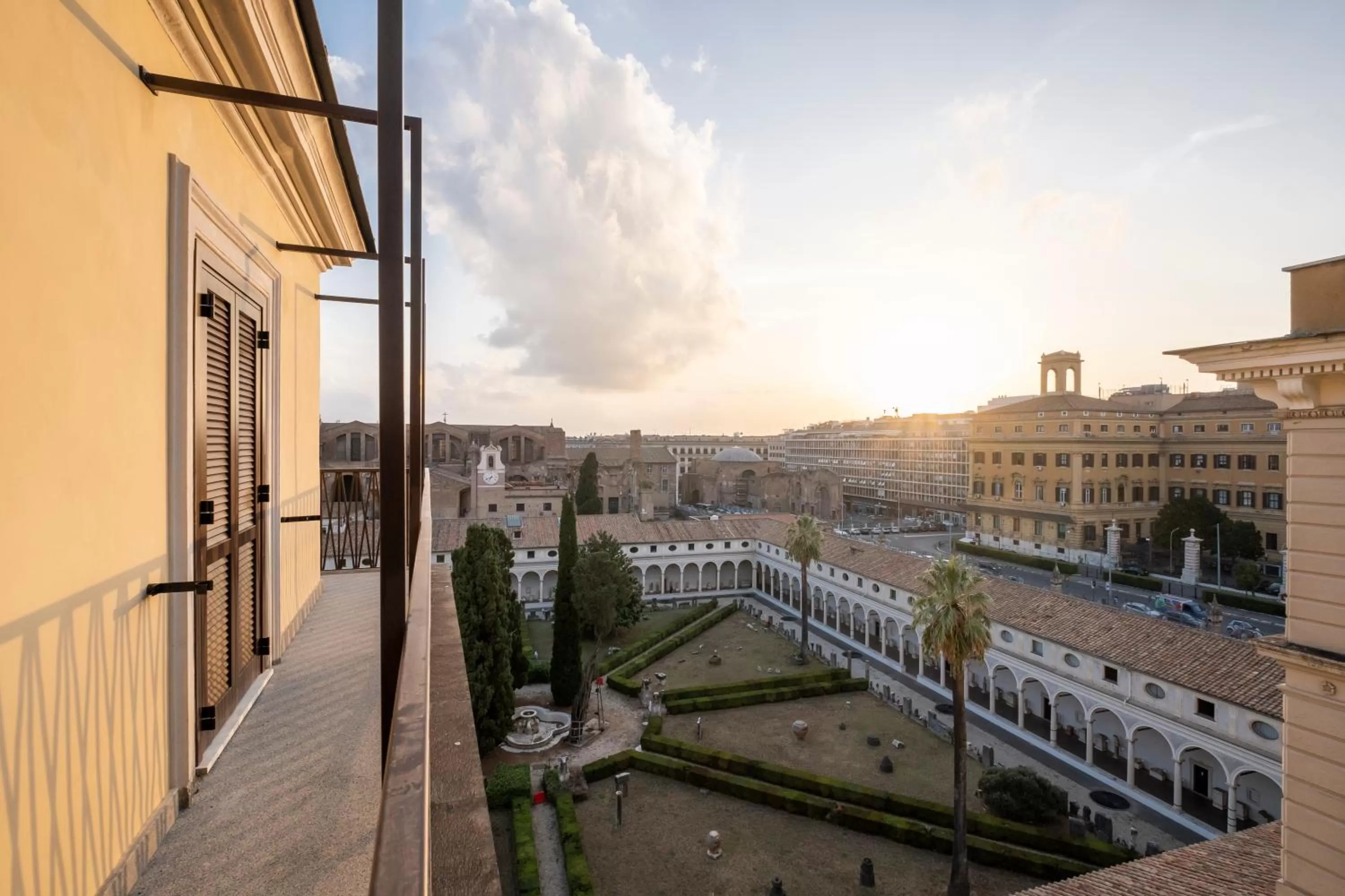 Balcony/Terrace in Camplus Hotel Roma Centro