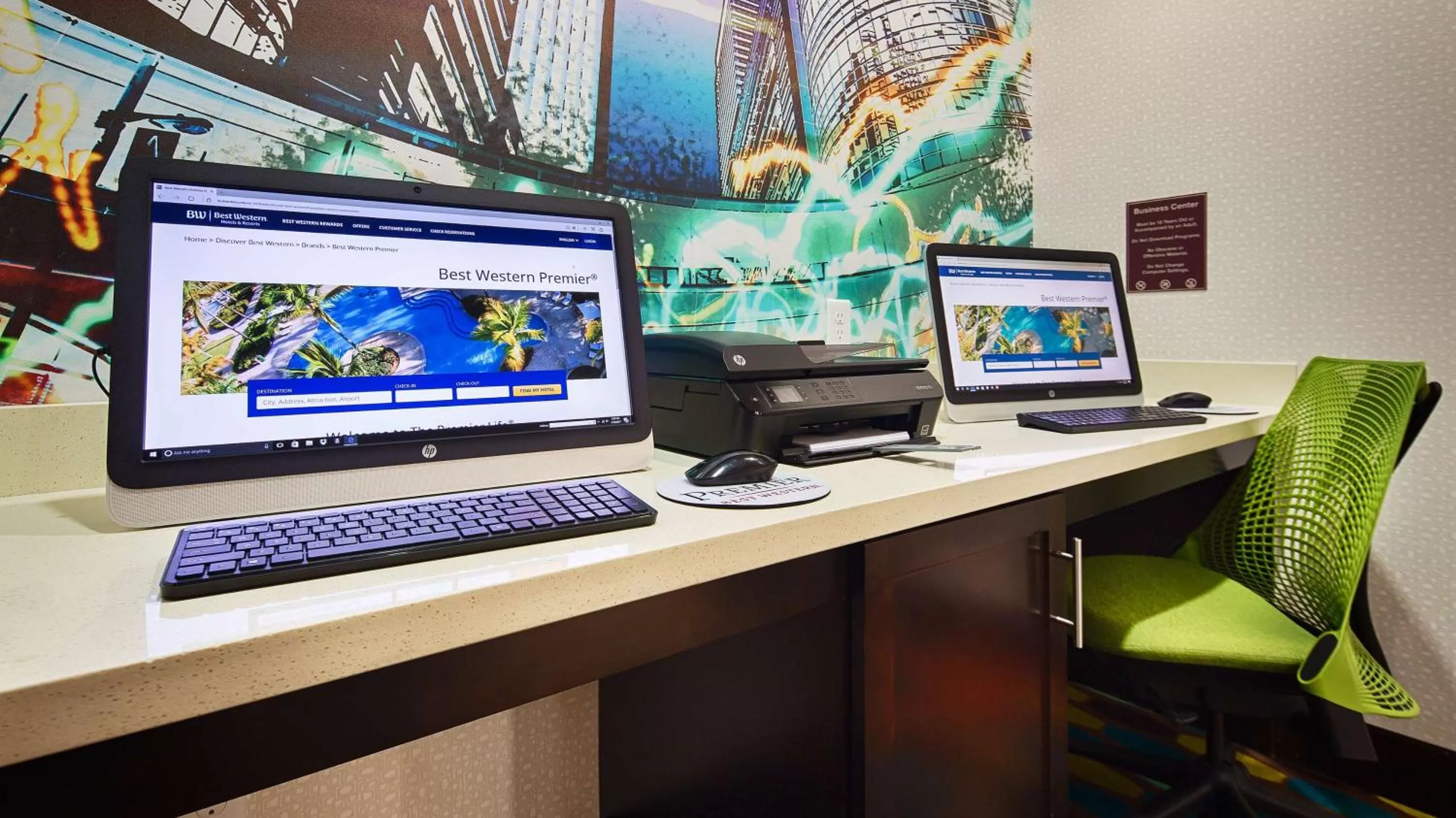 On site in Best Western Premier Ashton Suites - Willowbrook