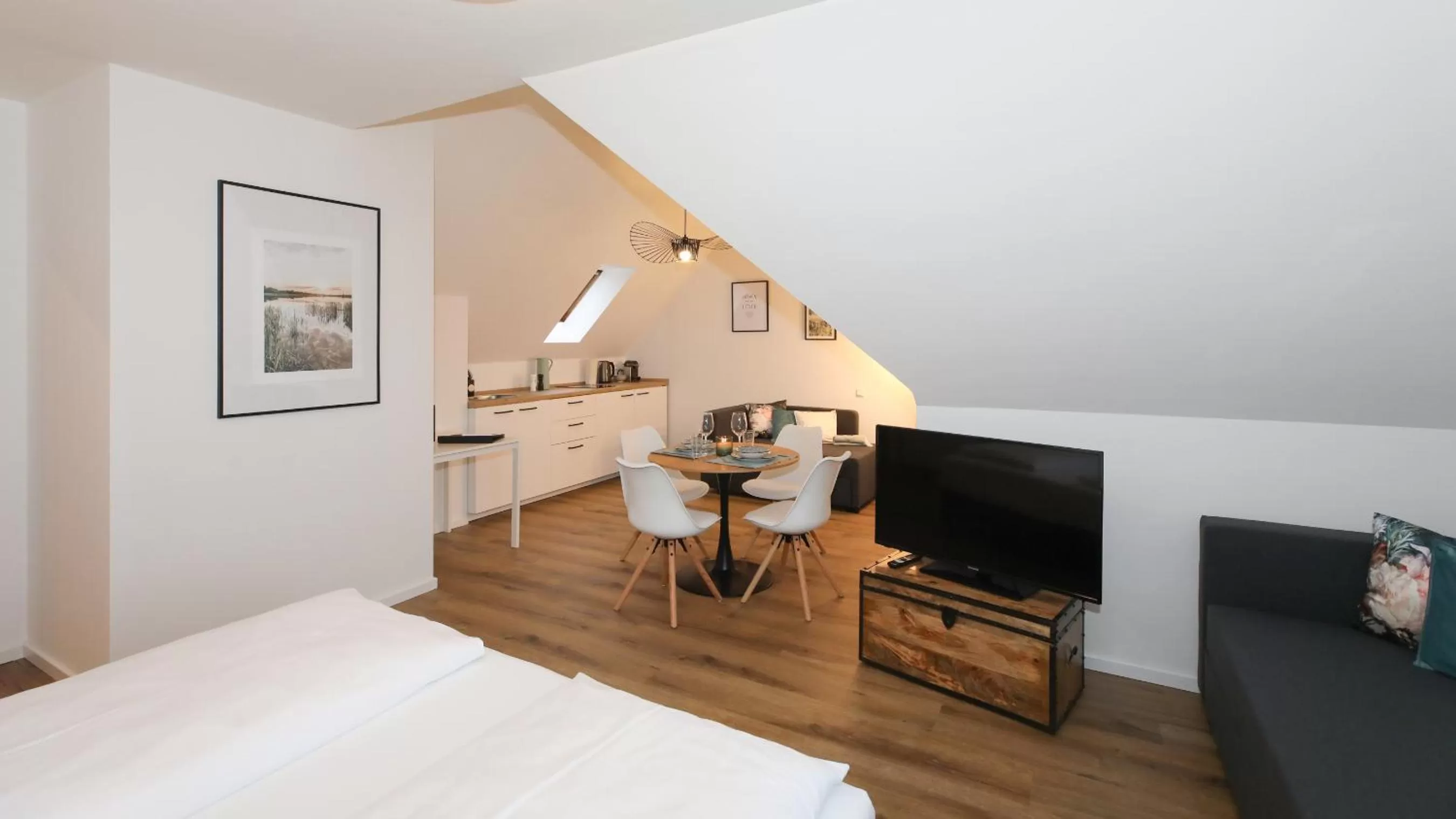 TV and multimedia, Bed in Hotel Obermaier