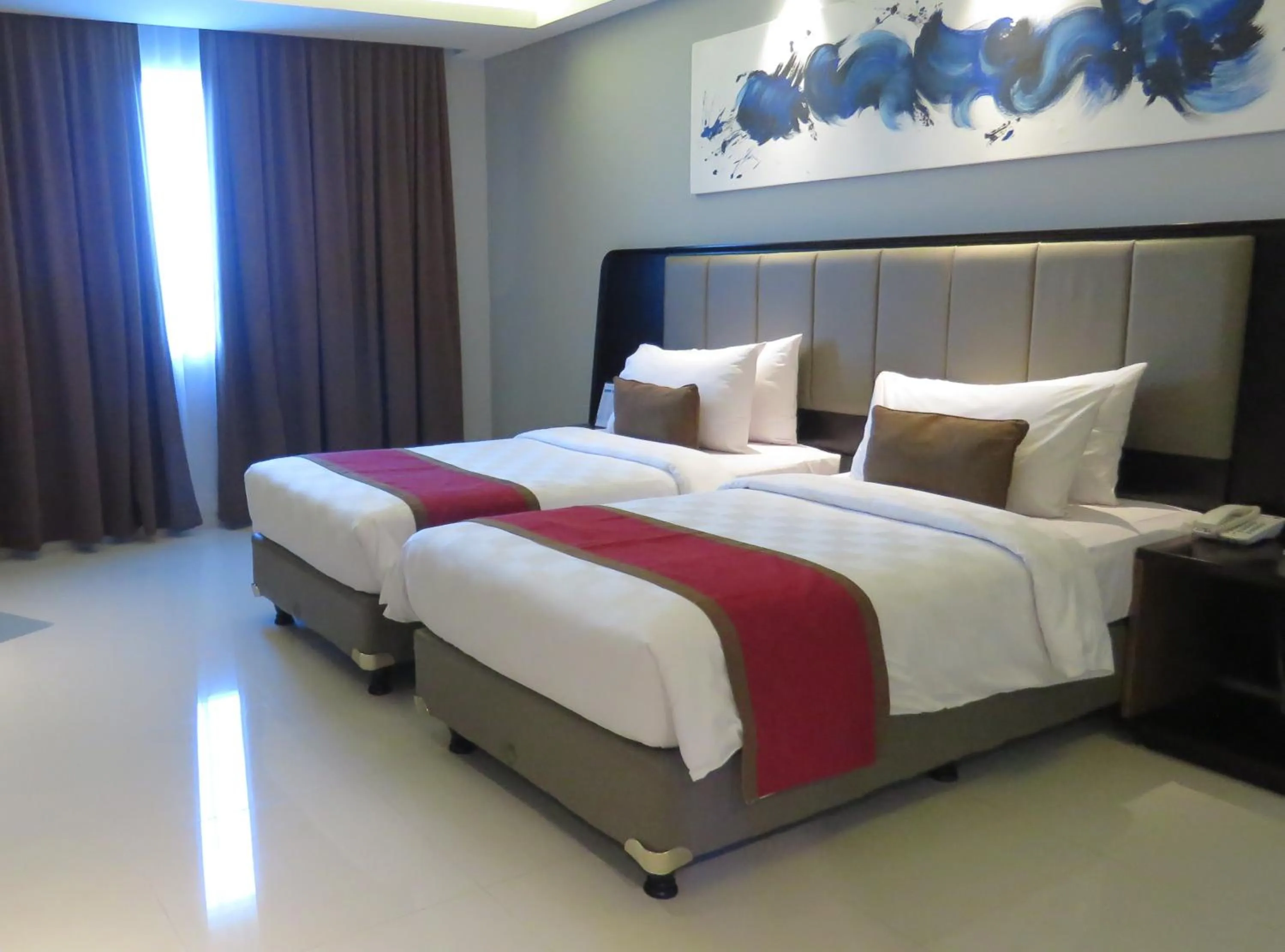 Bed in d'primahotel Kualanamu Airport Medan