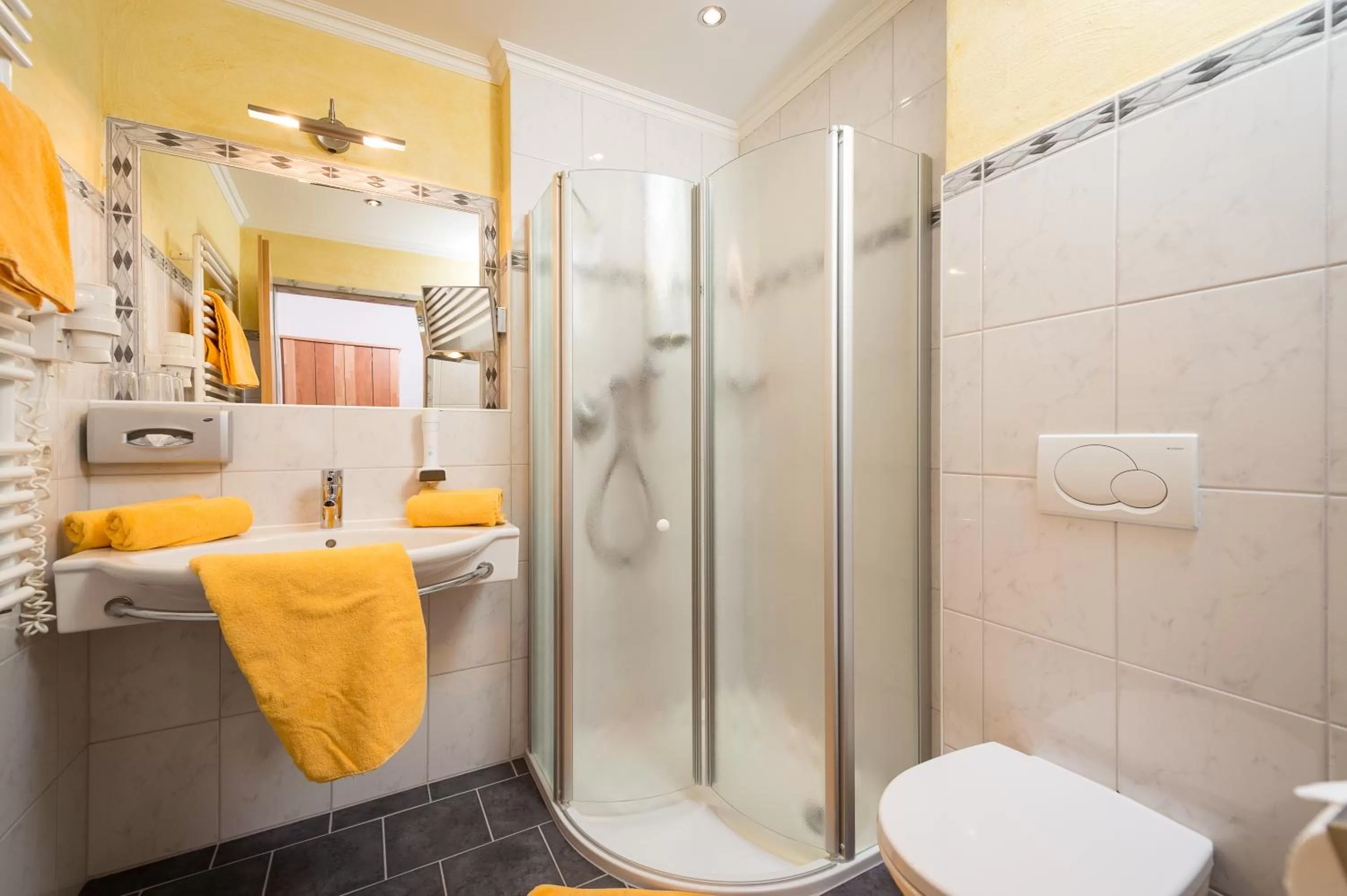 Bathroom in Hotel Astrid - Ski In - Ski Out