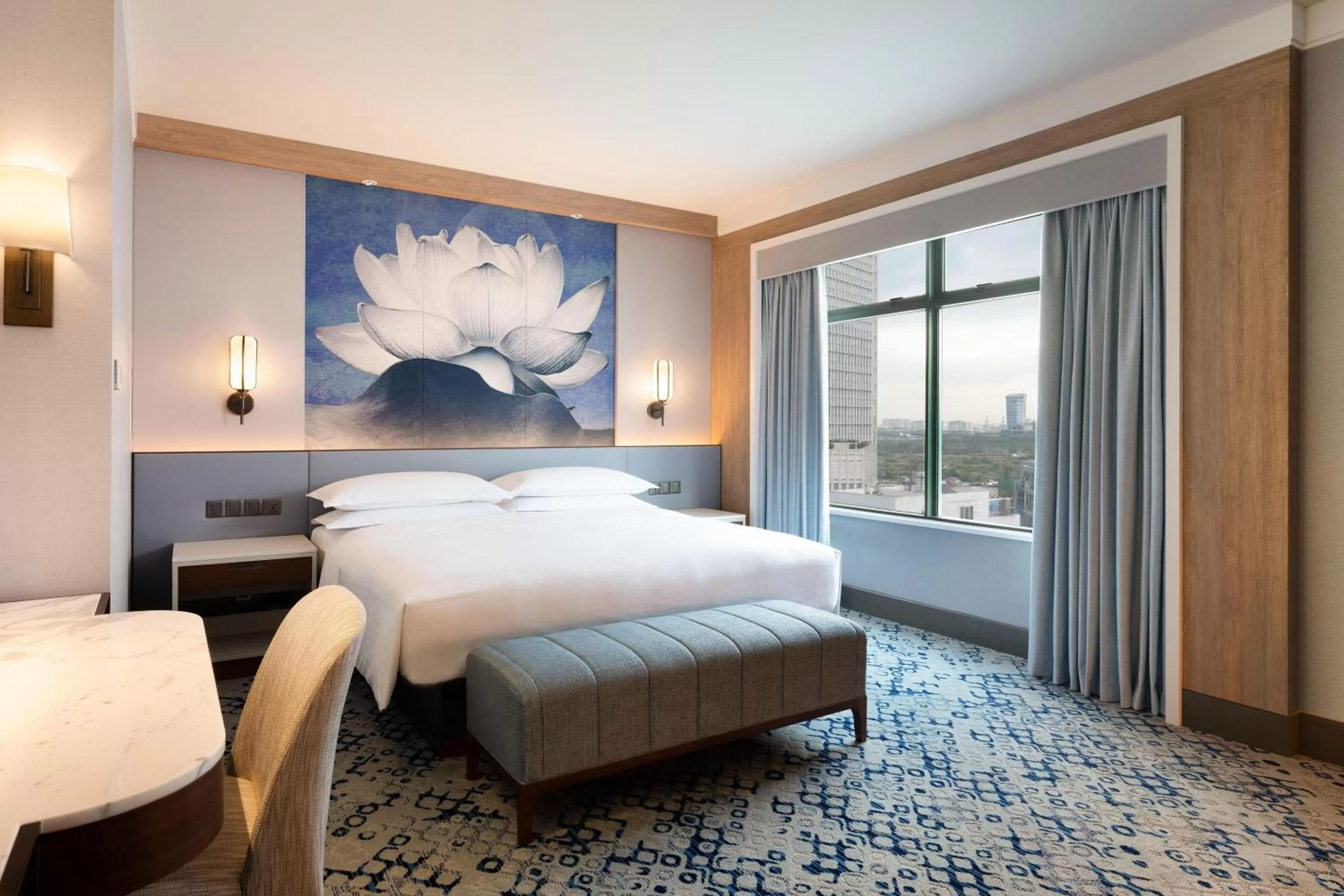 Photo of the whole room, Bed in Sheraton Saigon Grand Opera Hotel