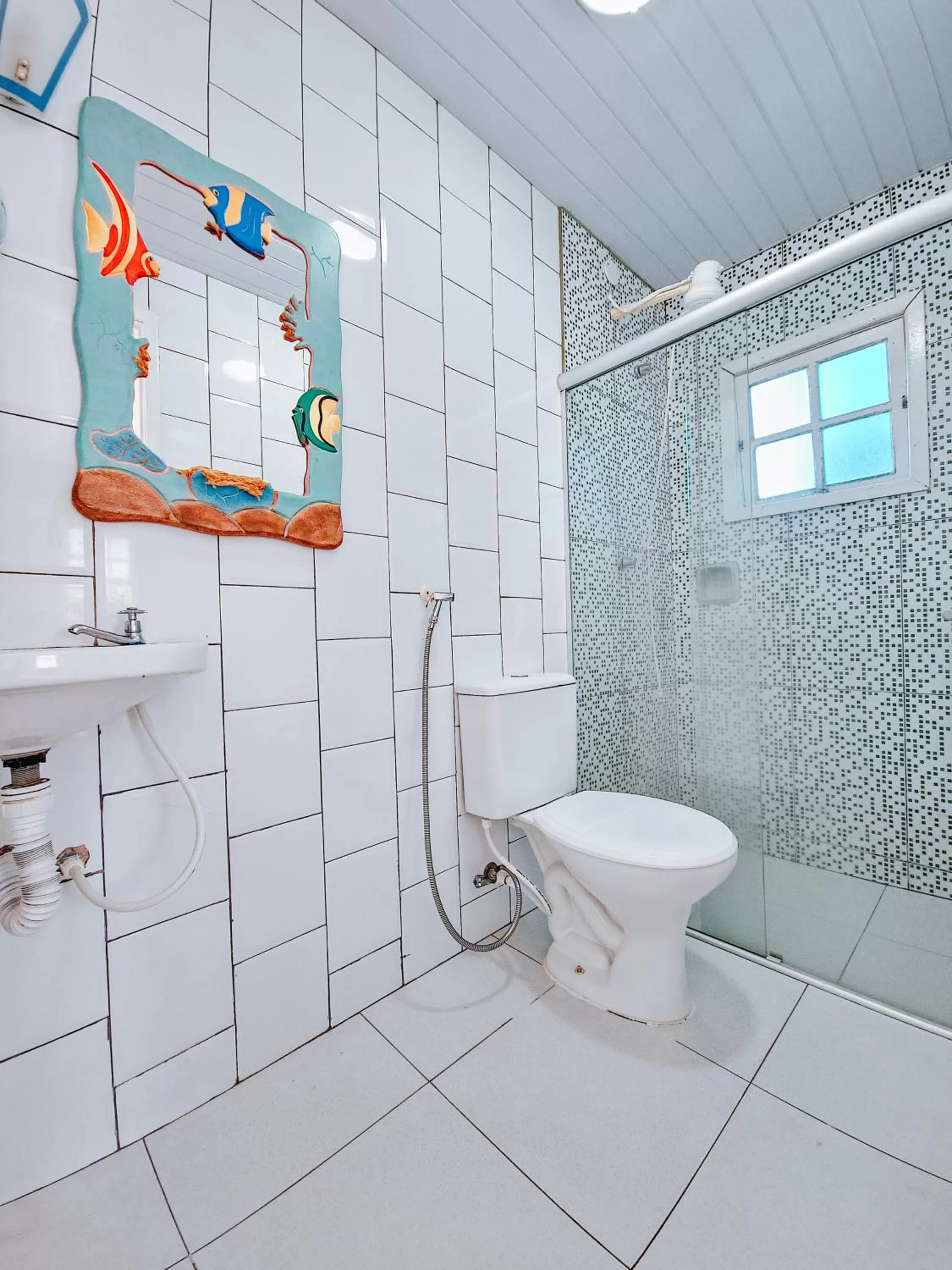 Bathroom in Pousada Água Marinha