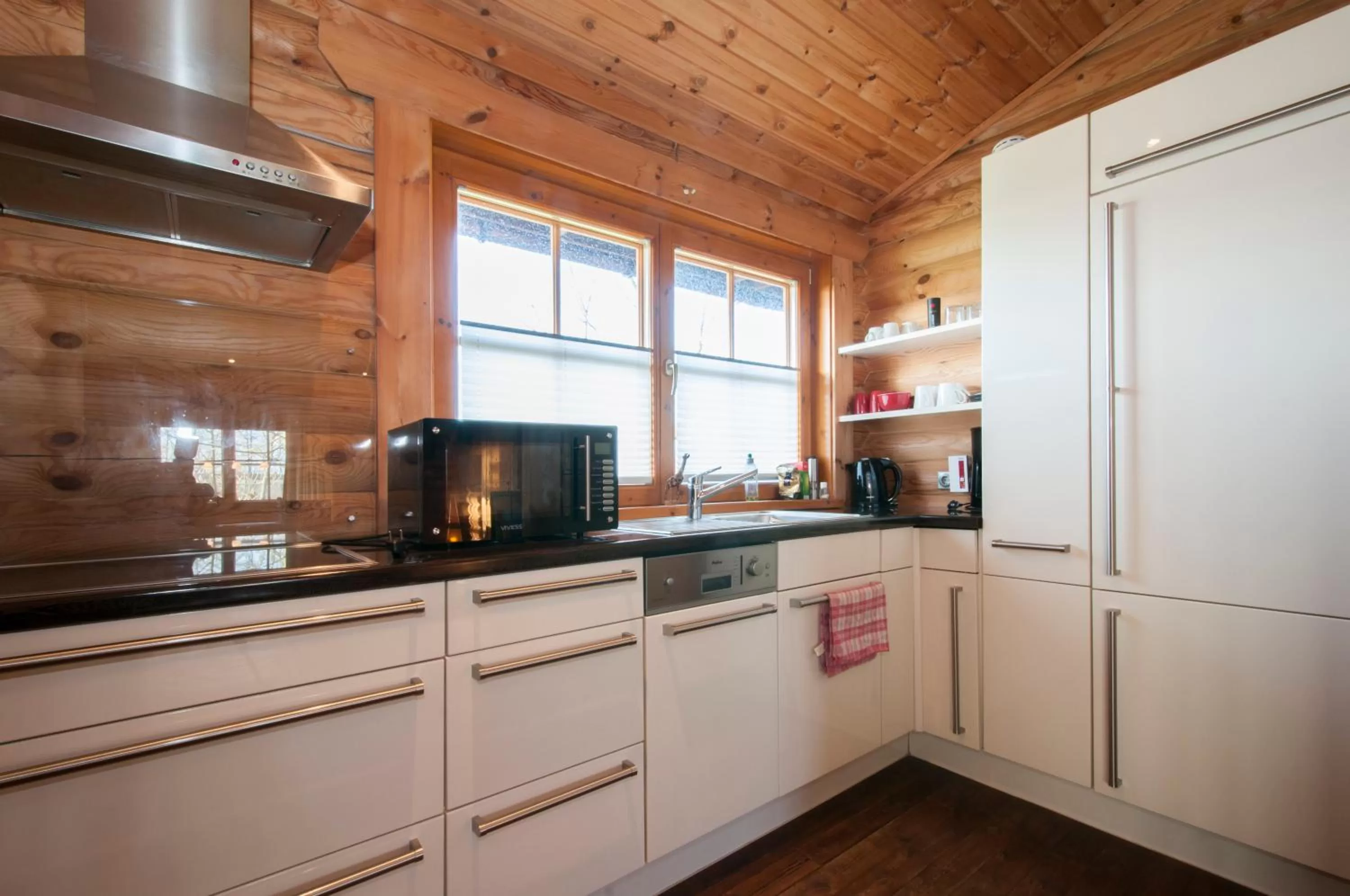 Kitchen or kitchenette in Hotel Villa Altes Land