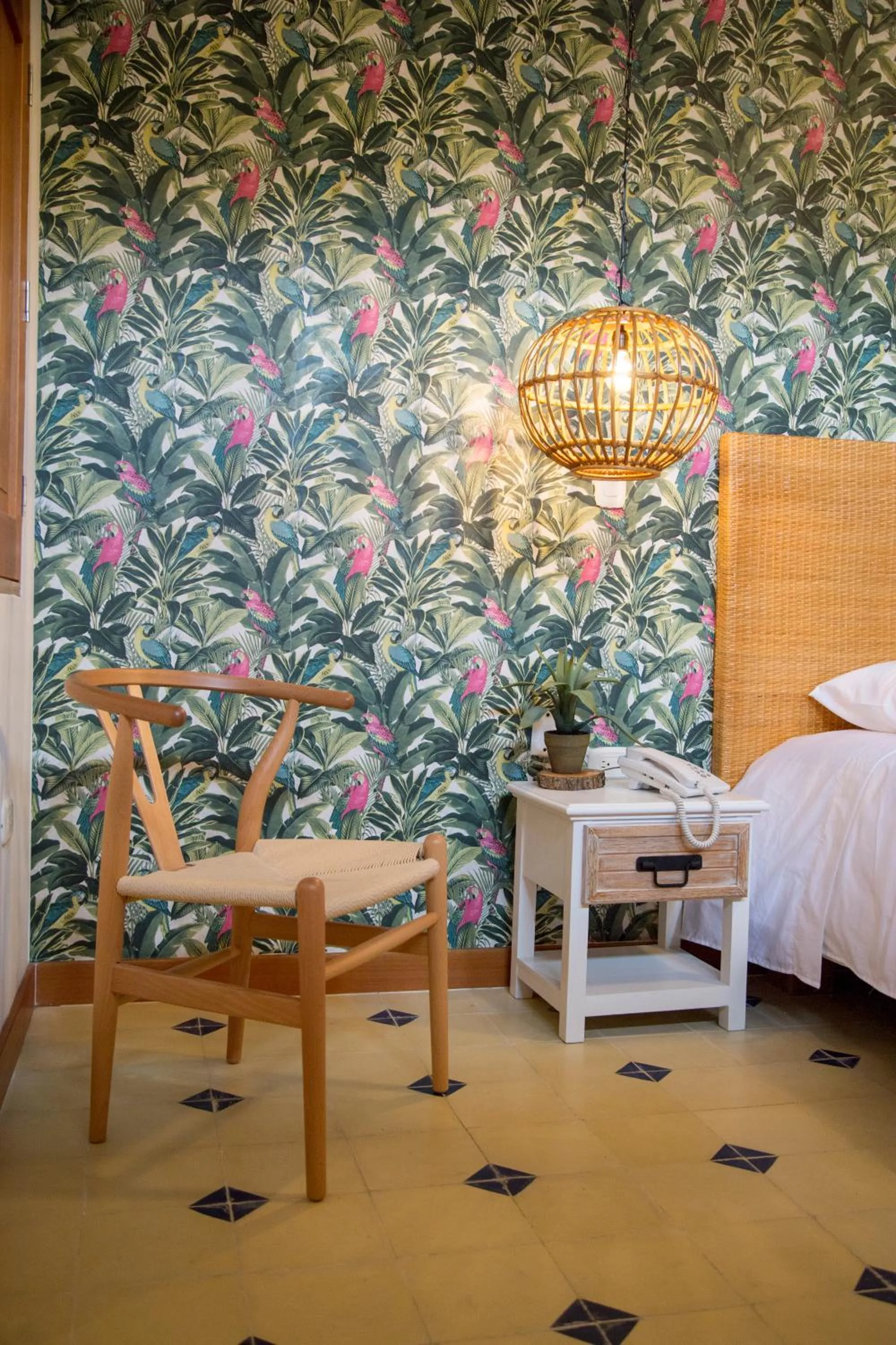 Decorative detail, Bed in Hotel Boutique Casa Mia