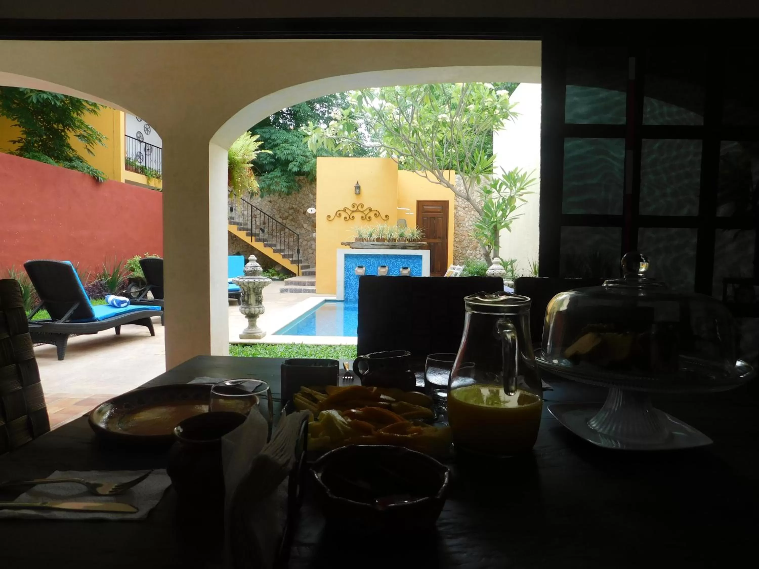 Continental breakfast in Hotel Boutique Casa Flor de Mayo