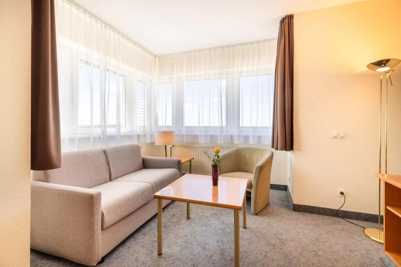 Seating area in acora Leipzig Living the City