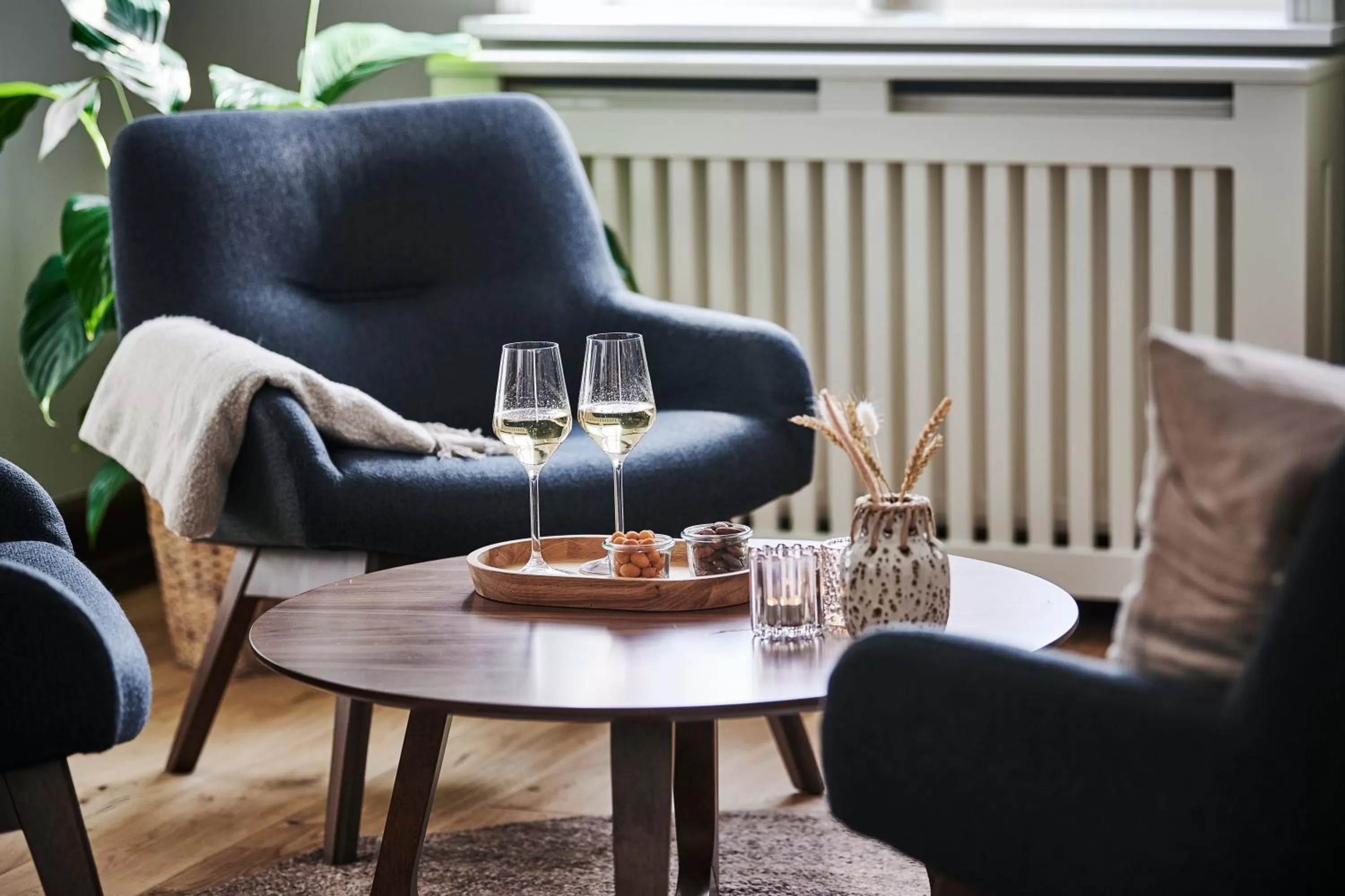 Seating area in Hotel Strandly Skagen