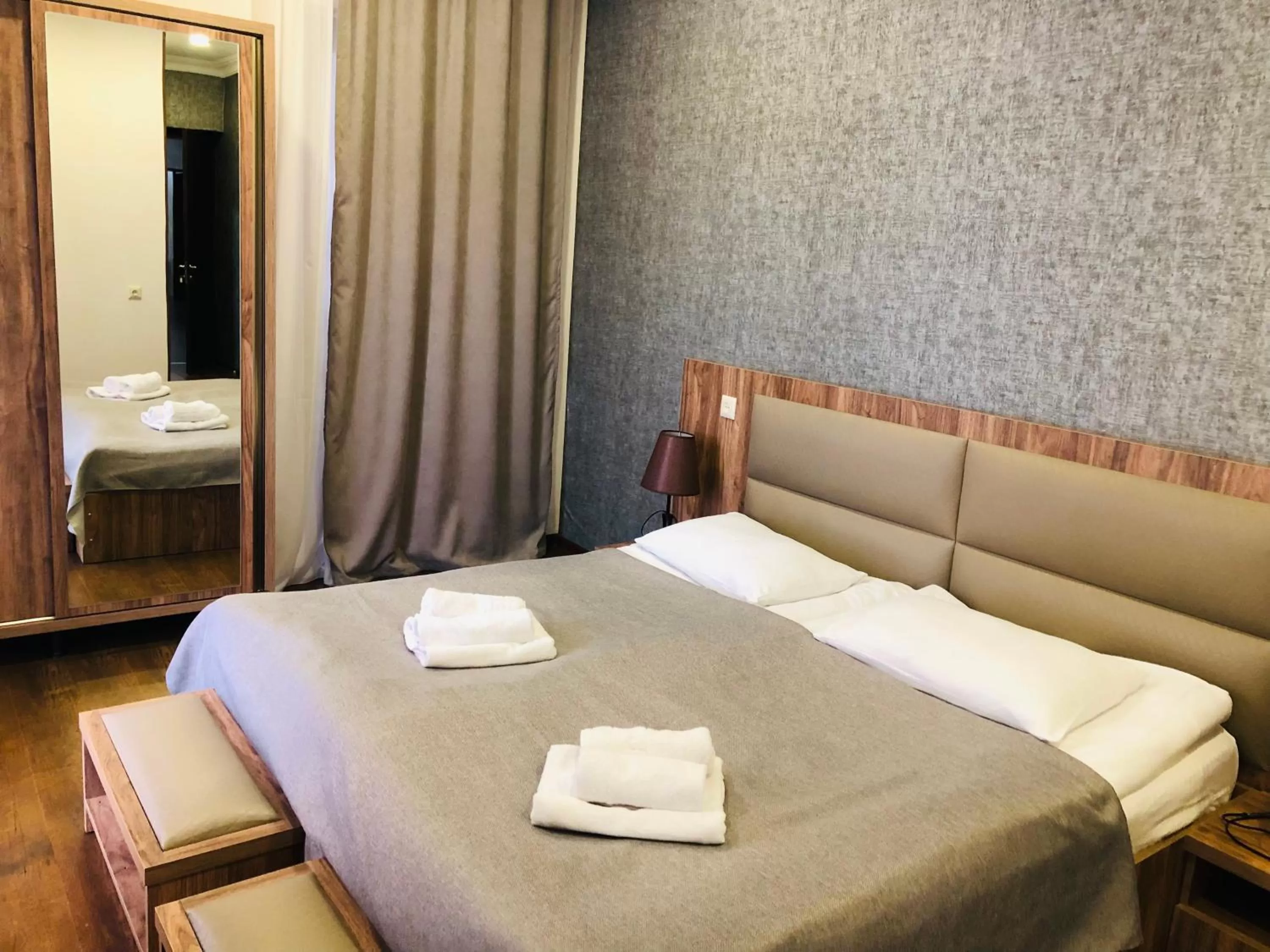 Bed in Hotel Shgedi Mestia