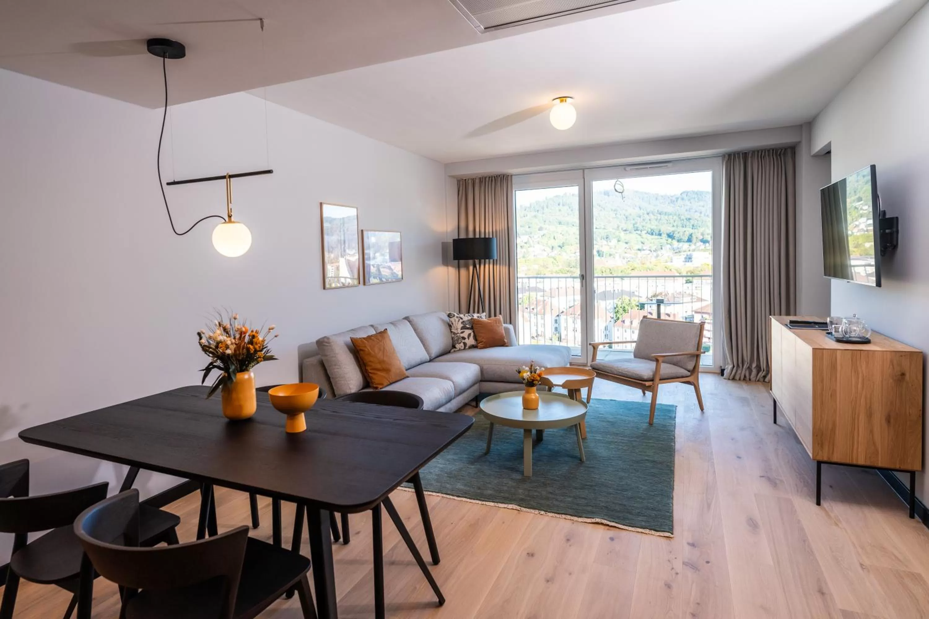 Living room in Black F Tower - Serviced Apartments