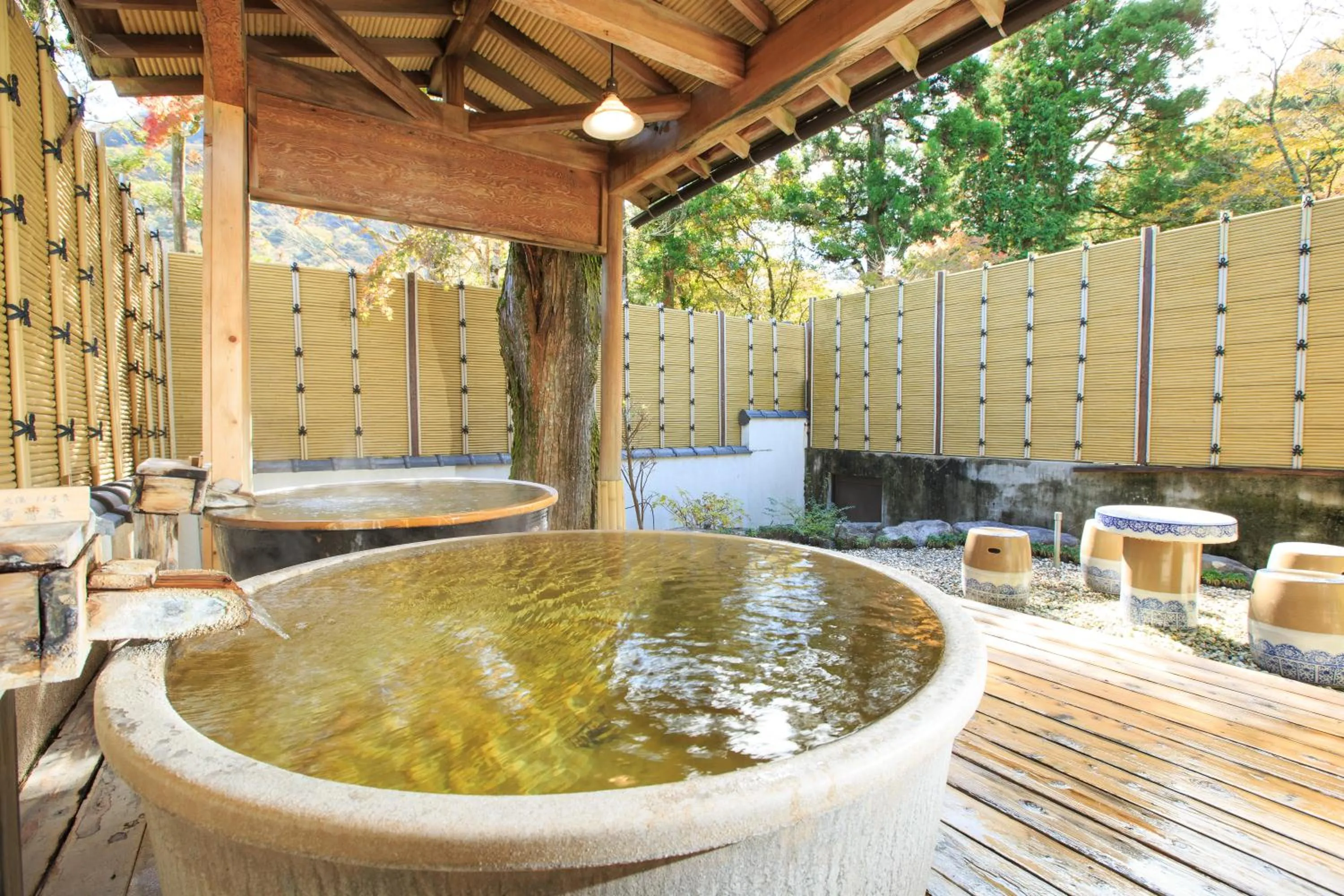 Hot Spring Bath in Kinokuniya Ryokan