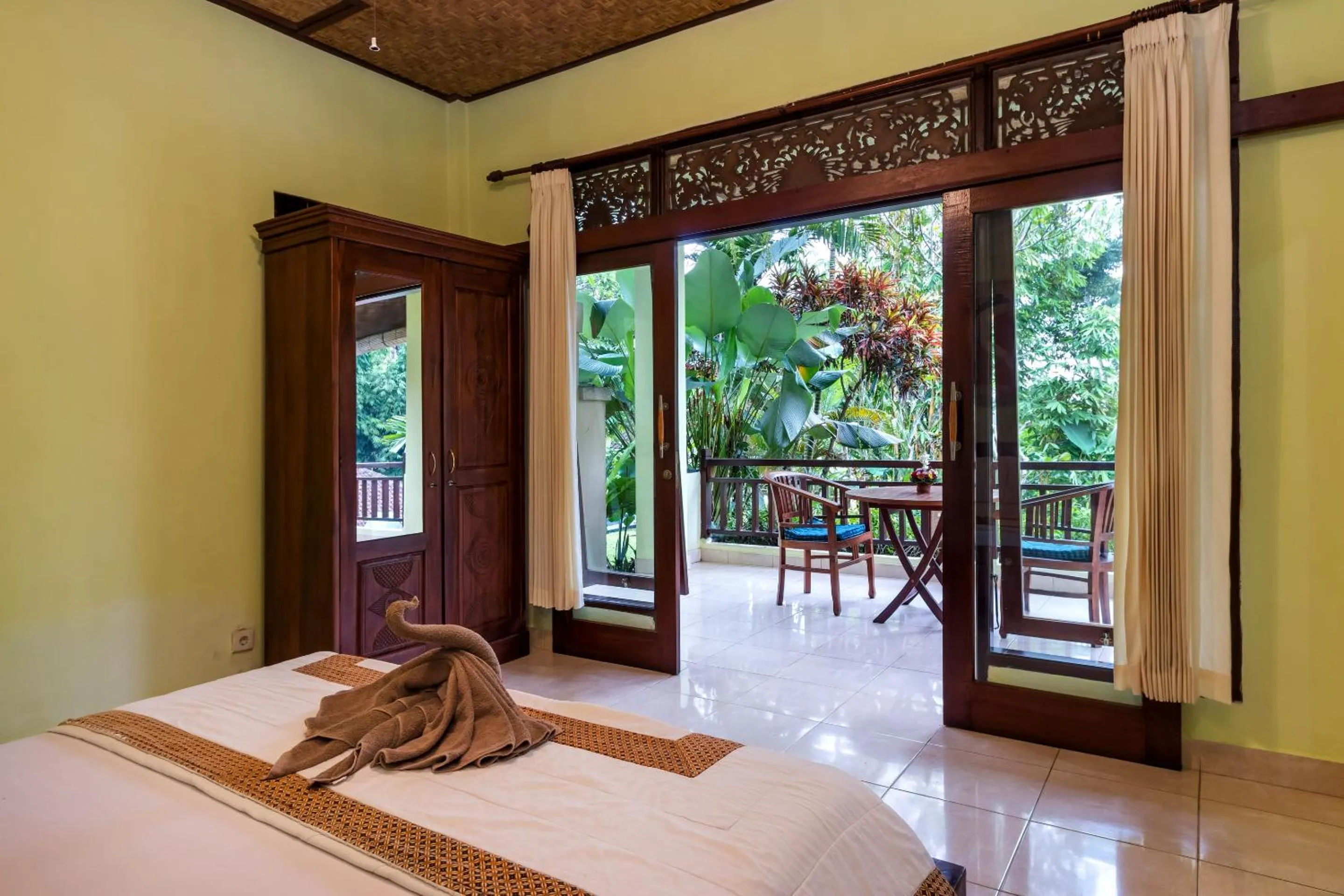 Bed in Padma Ubud Retreat