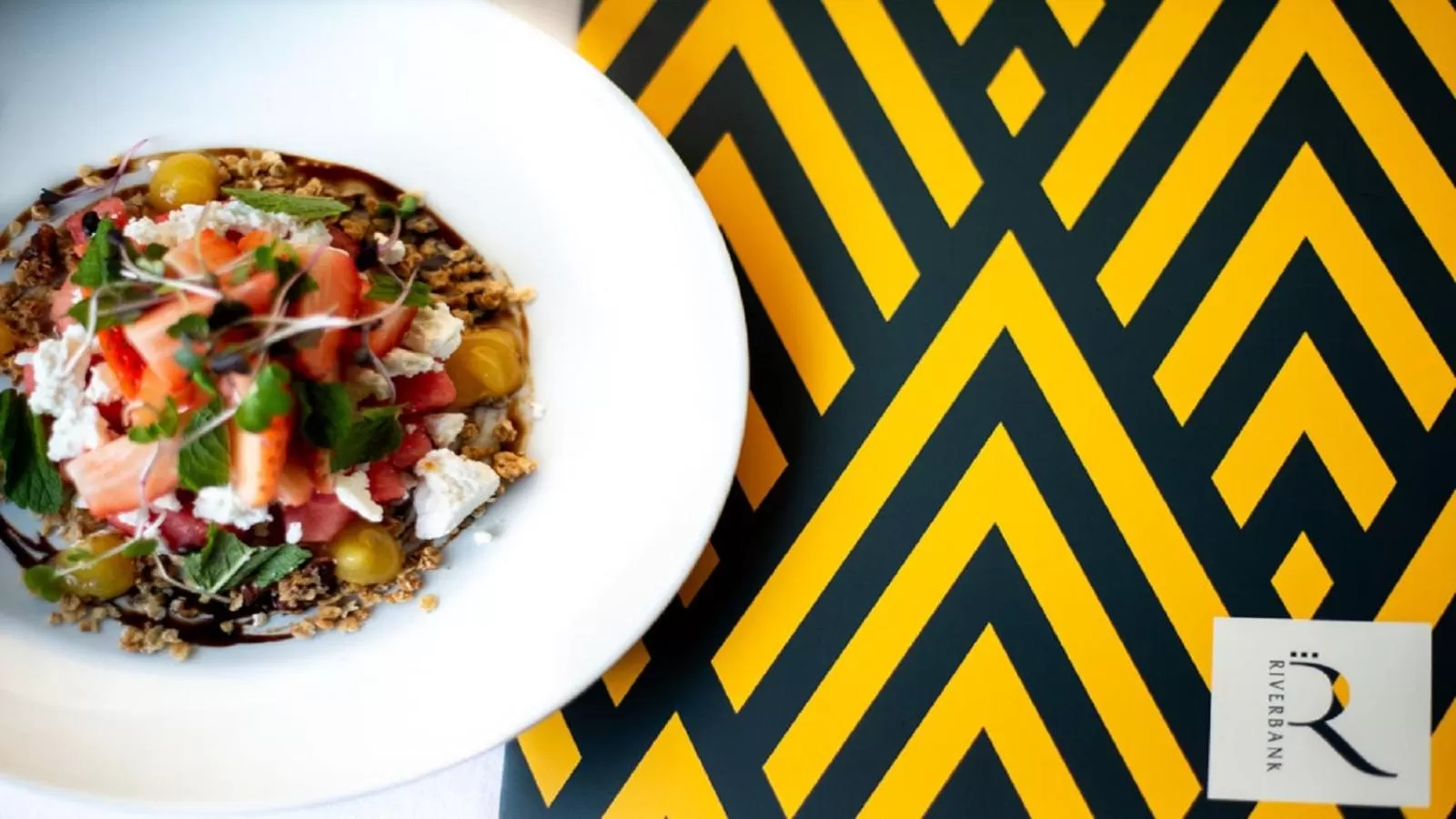 Food close-up in Riverbank House Hotel