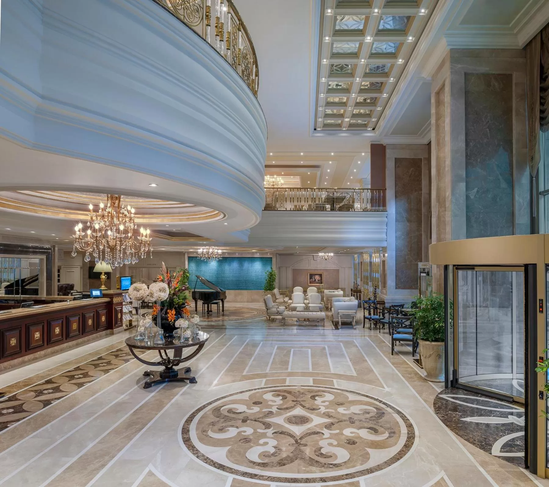 Lobby or reception in Elite World Istanbul Taksim