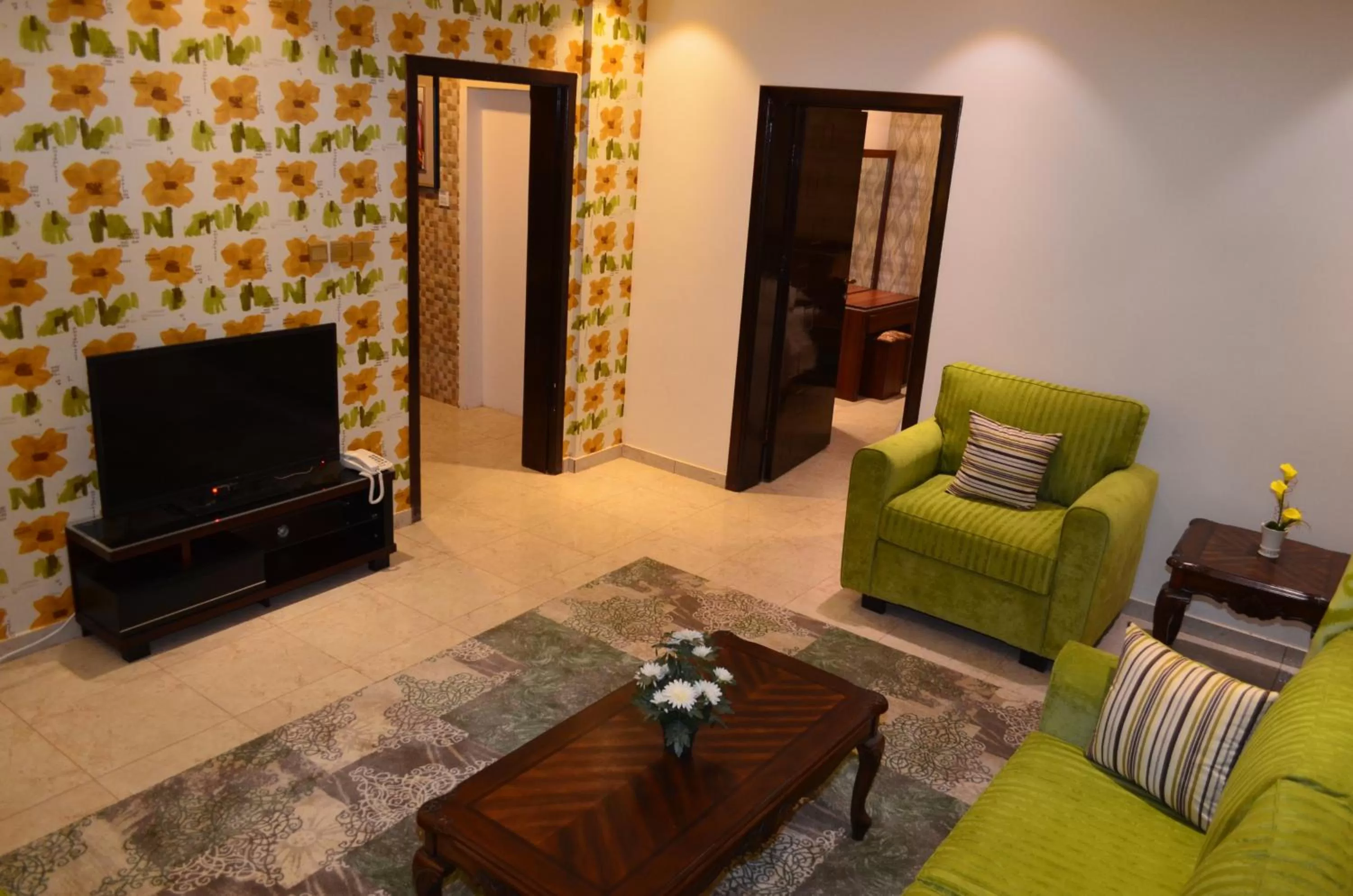 Living room in Holiday Season