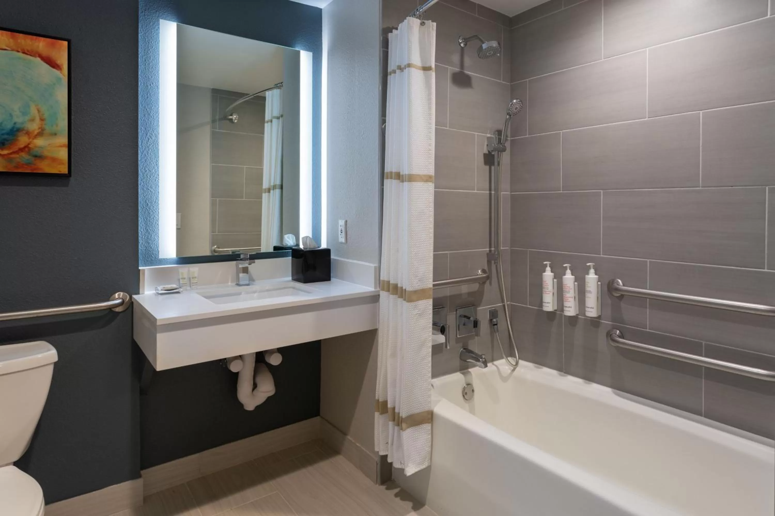 Bathroom in Hilton Beachfront Resort & Spa Hilton Head Island