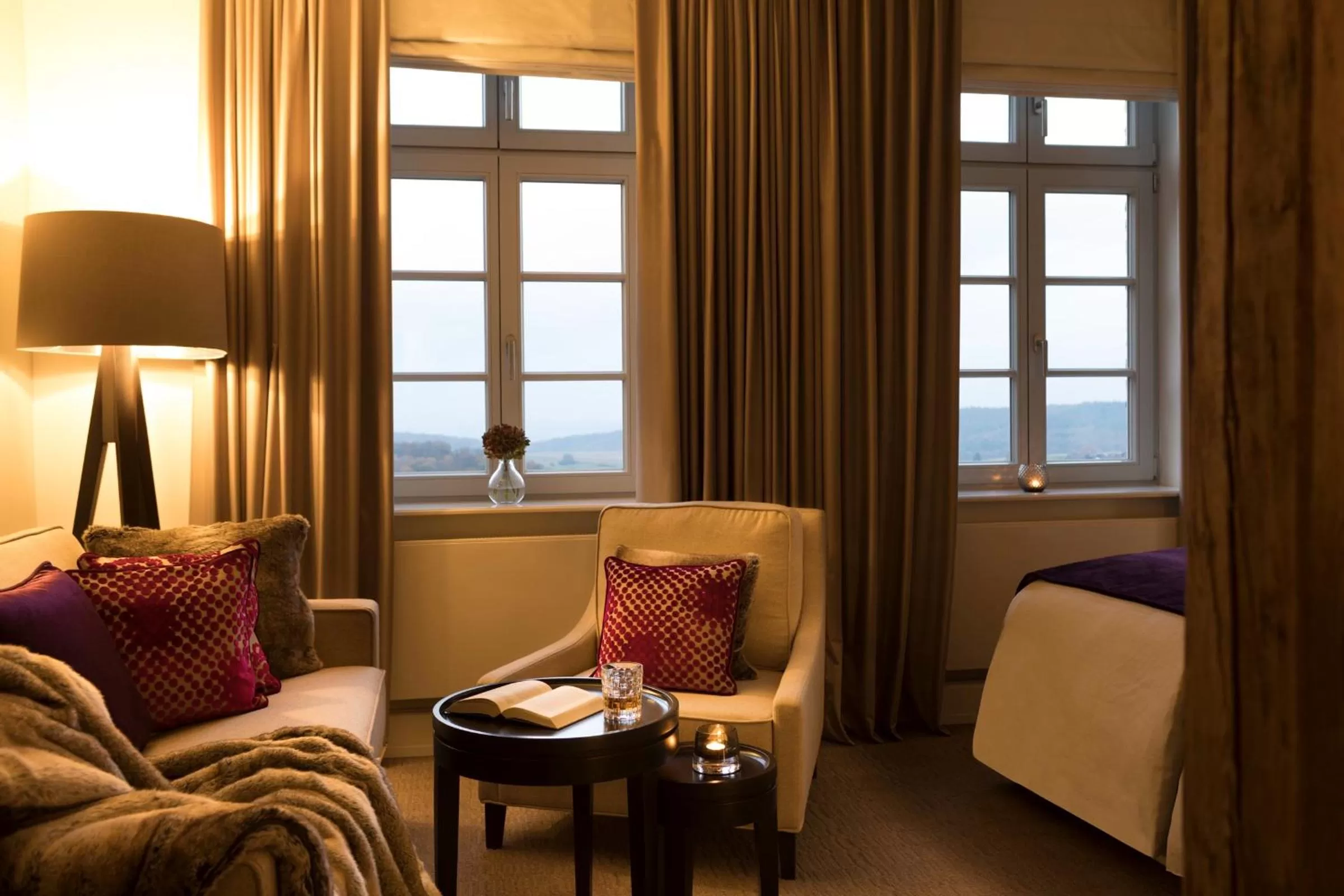 Photo of the whole room, Bed in Hotel Brunnenhaus Schloss Landau