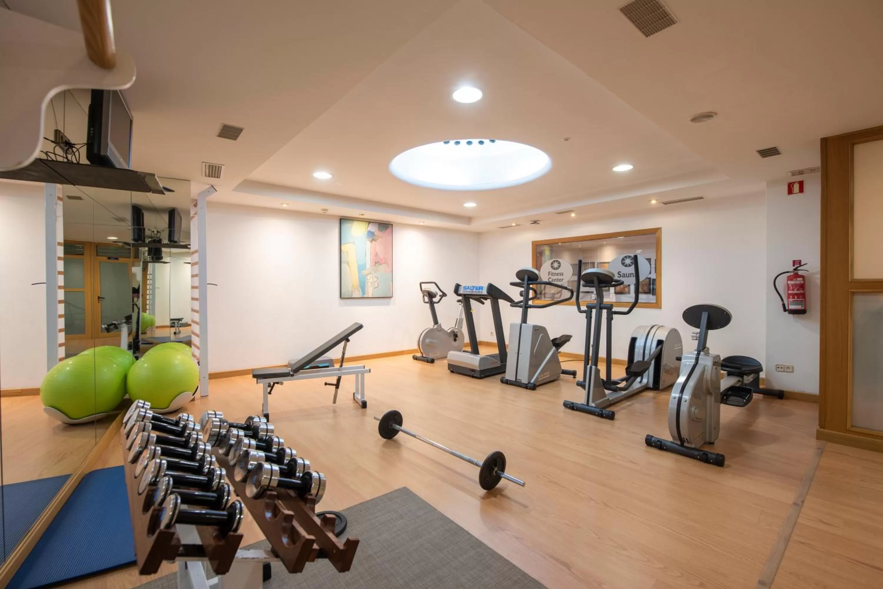Fitness centre/facilities in Eurostars Araguaney