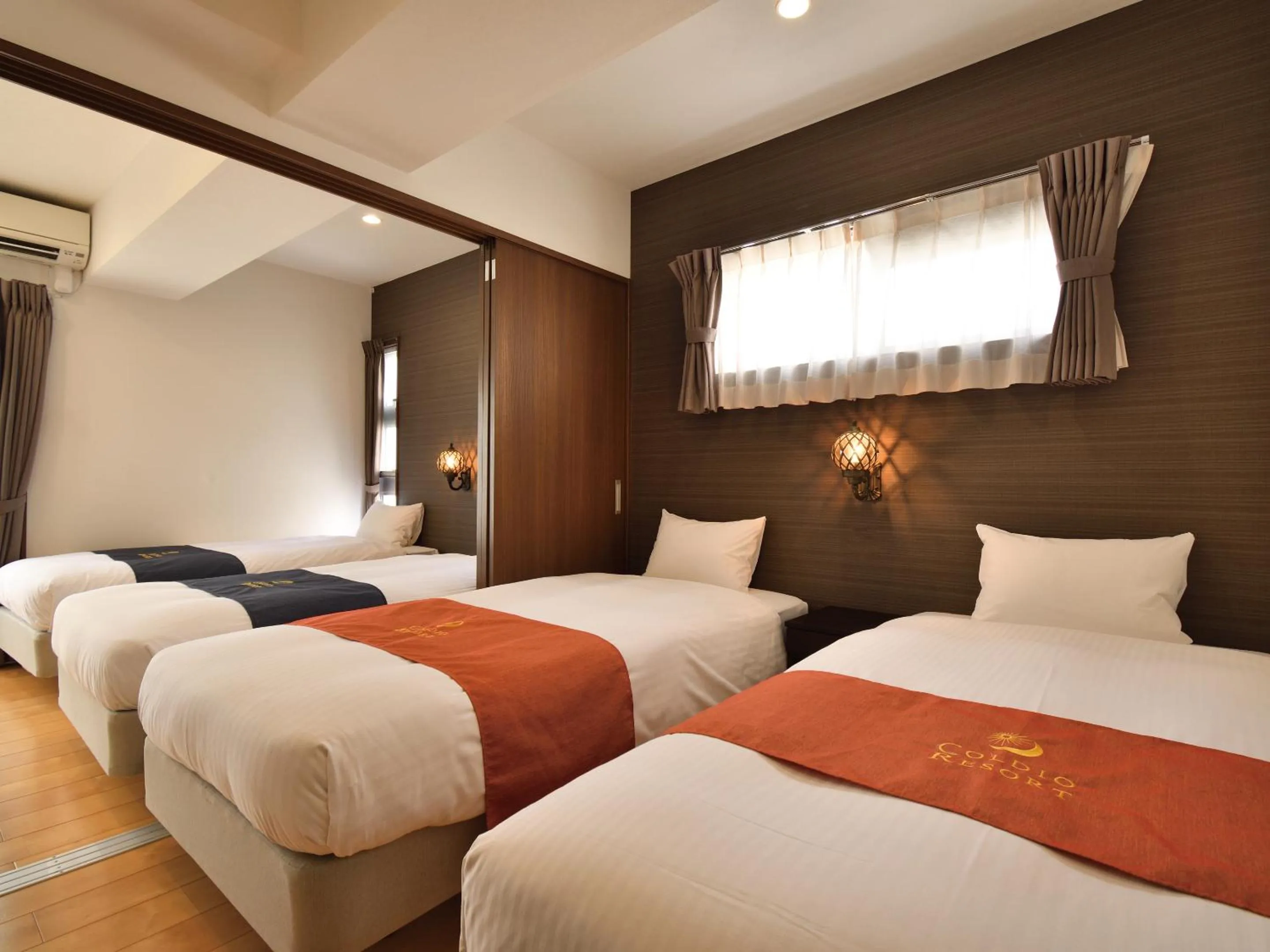 Bed in Condominium L's INN