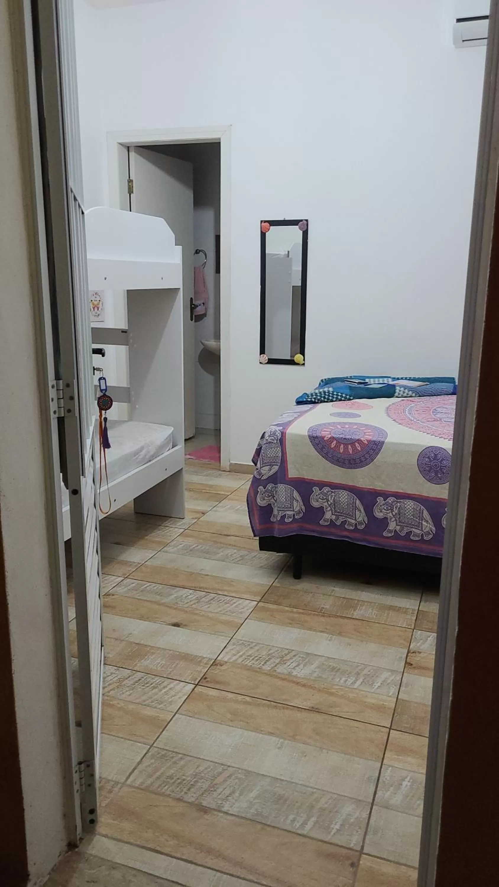 Bed in Pousada e SPA Shiva São Sebastião 200mts da praia