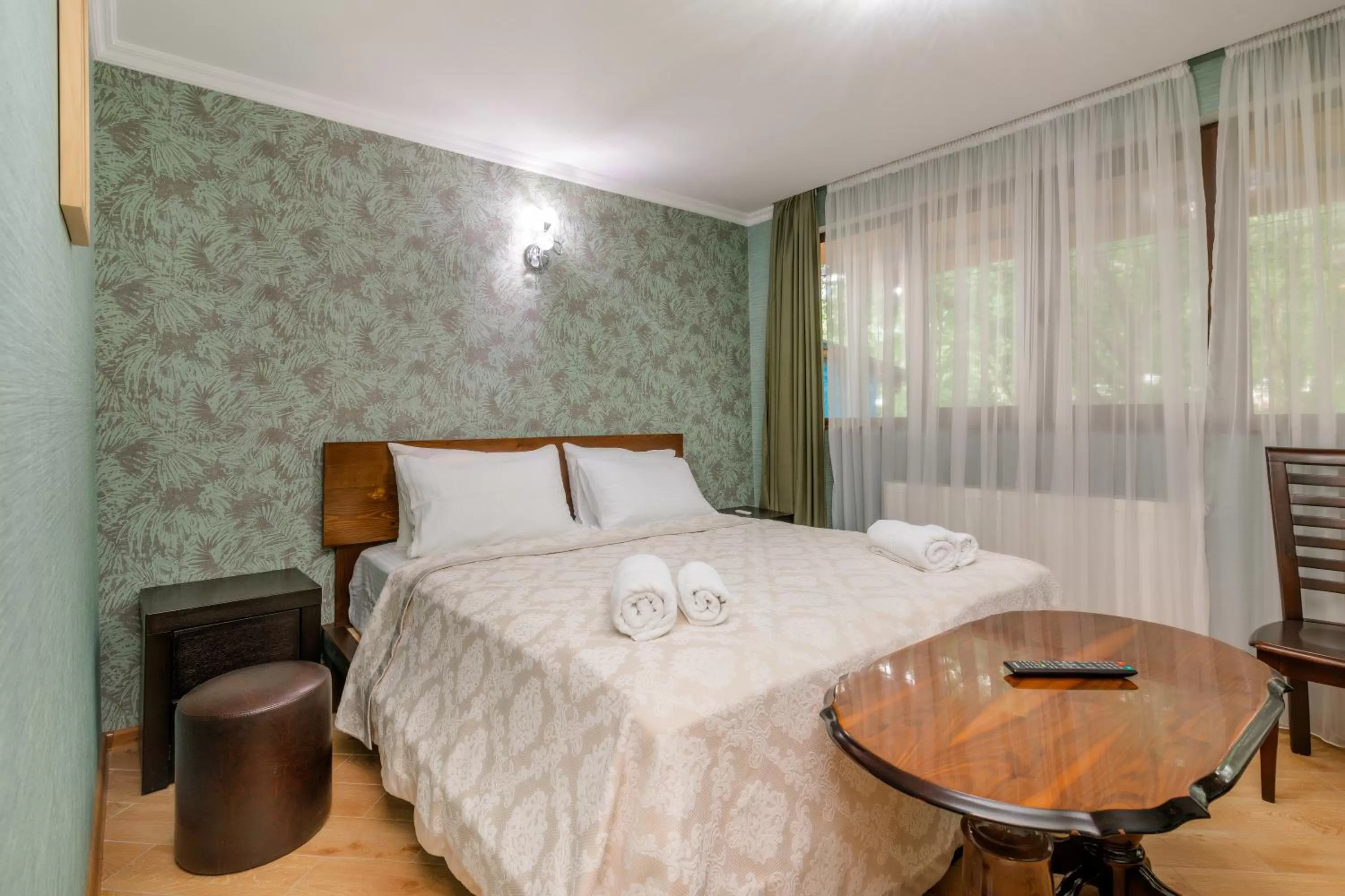 Bed in Borjomi Villa Roma