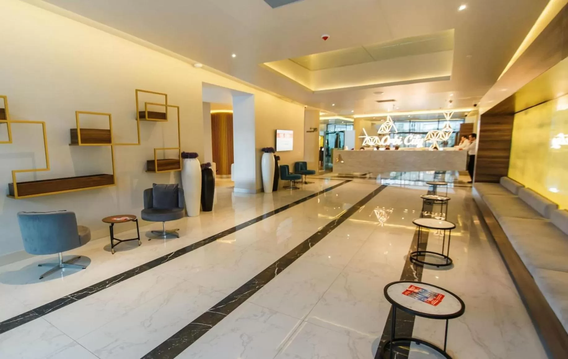 Lobby or reception, Lobby/Reception in Luxury Sea View Aparthotel In Orbi City Batumi
