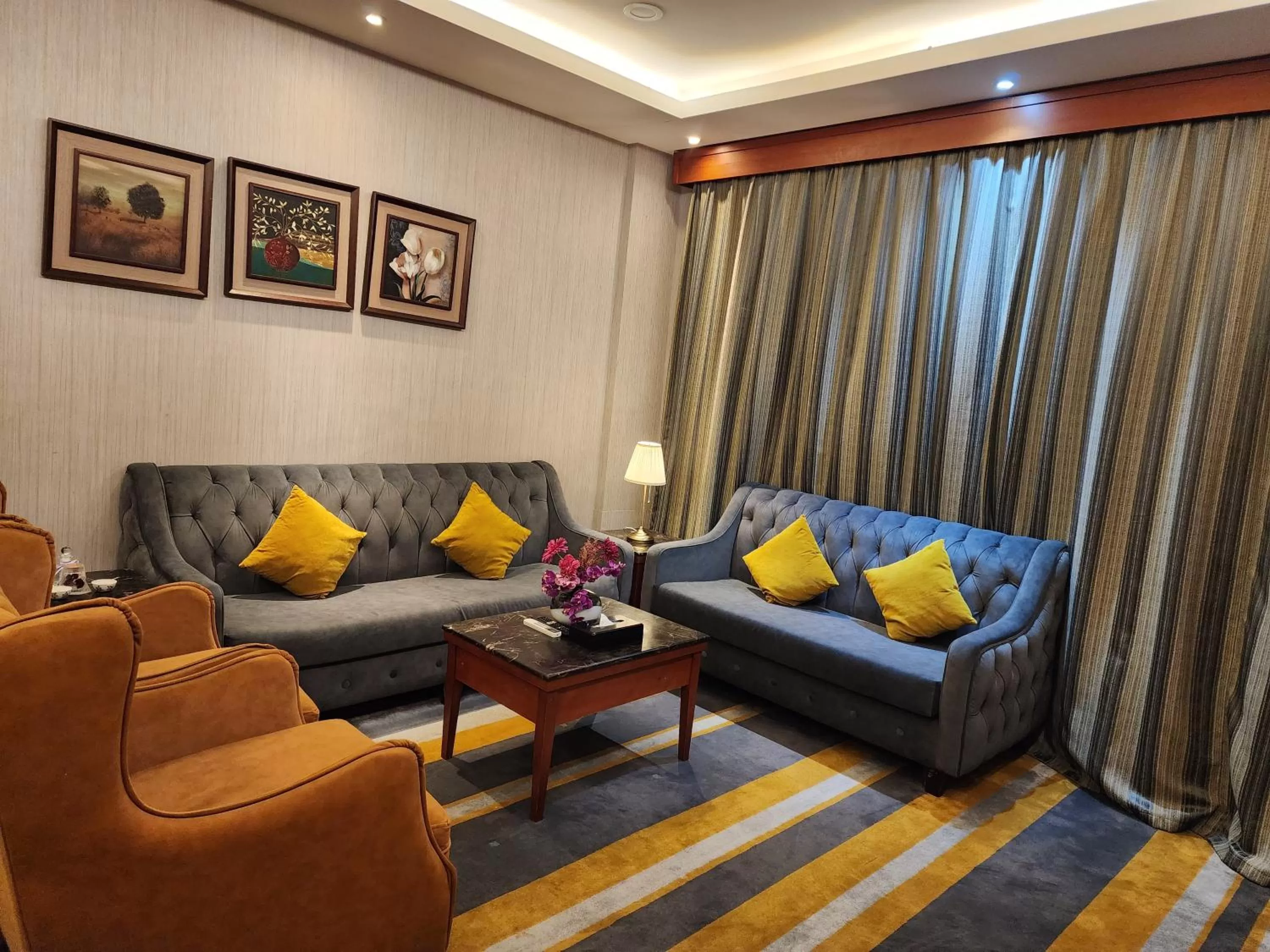 Living room in شاطيء الحياة للأجنحة الفندقية shaty alhayat