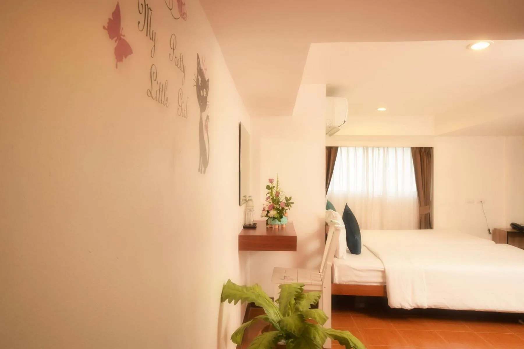 Bed in Blissotel Ratchada