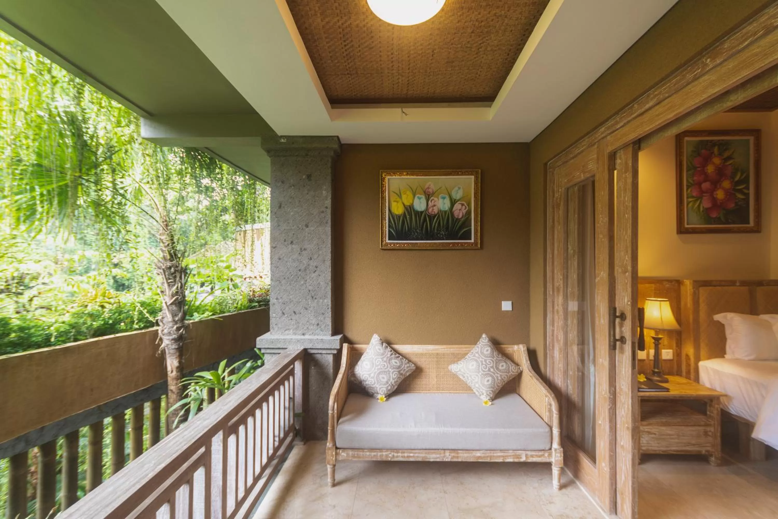 Balcony/Terrace, Bed in Weda Cita Resort and Spa by Mahaputra