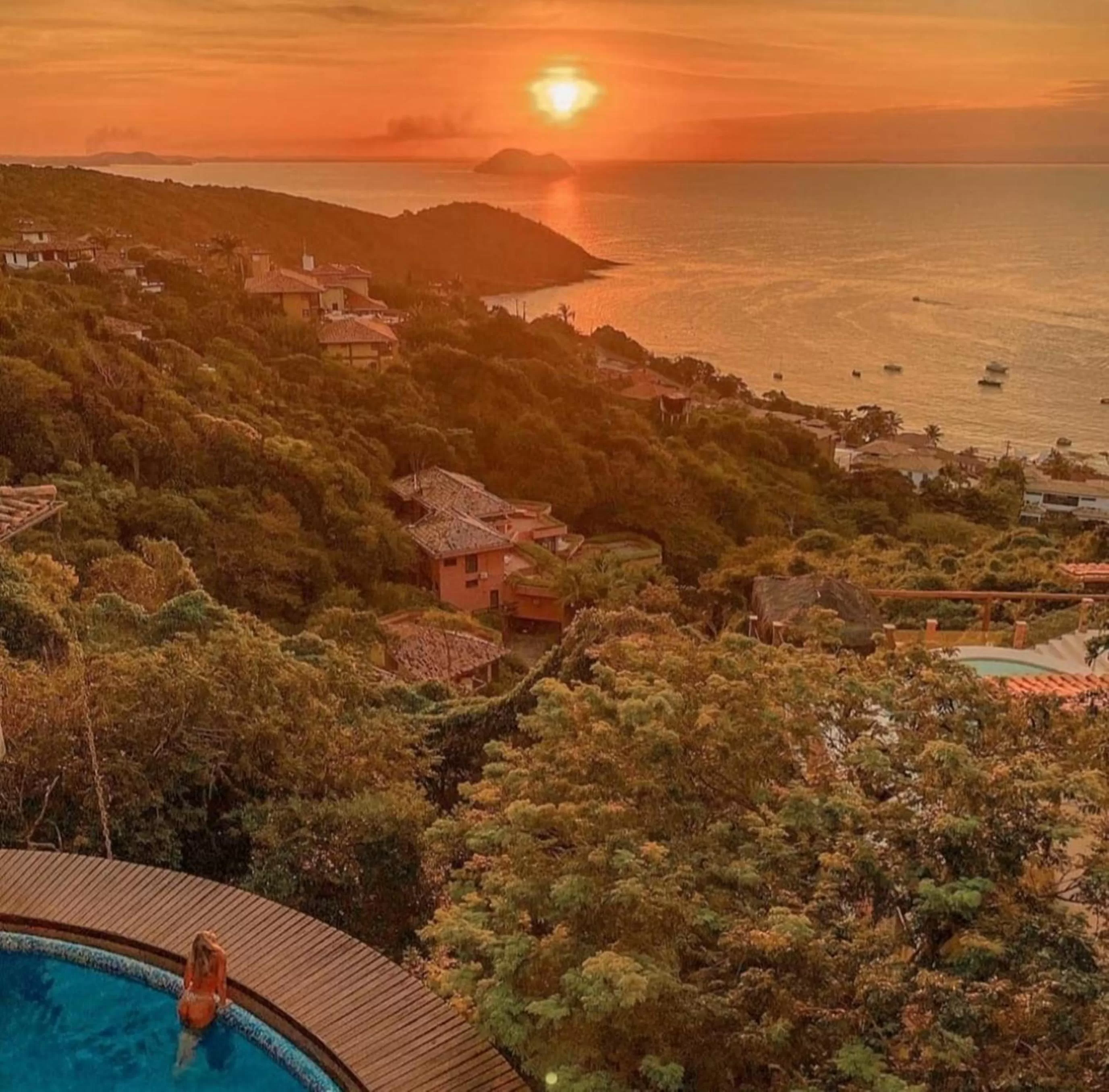 Sunset in La Belle Maison Brigitte Bardot