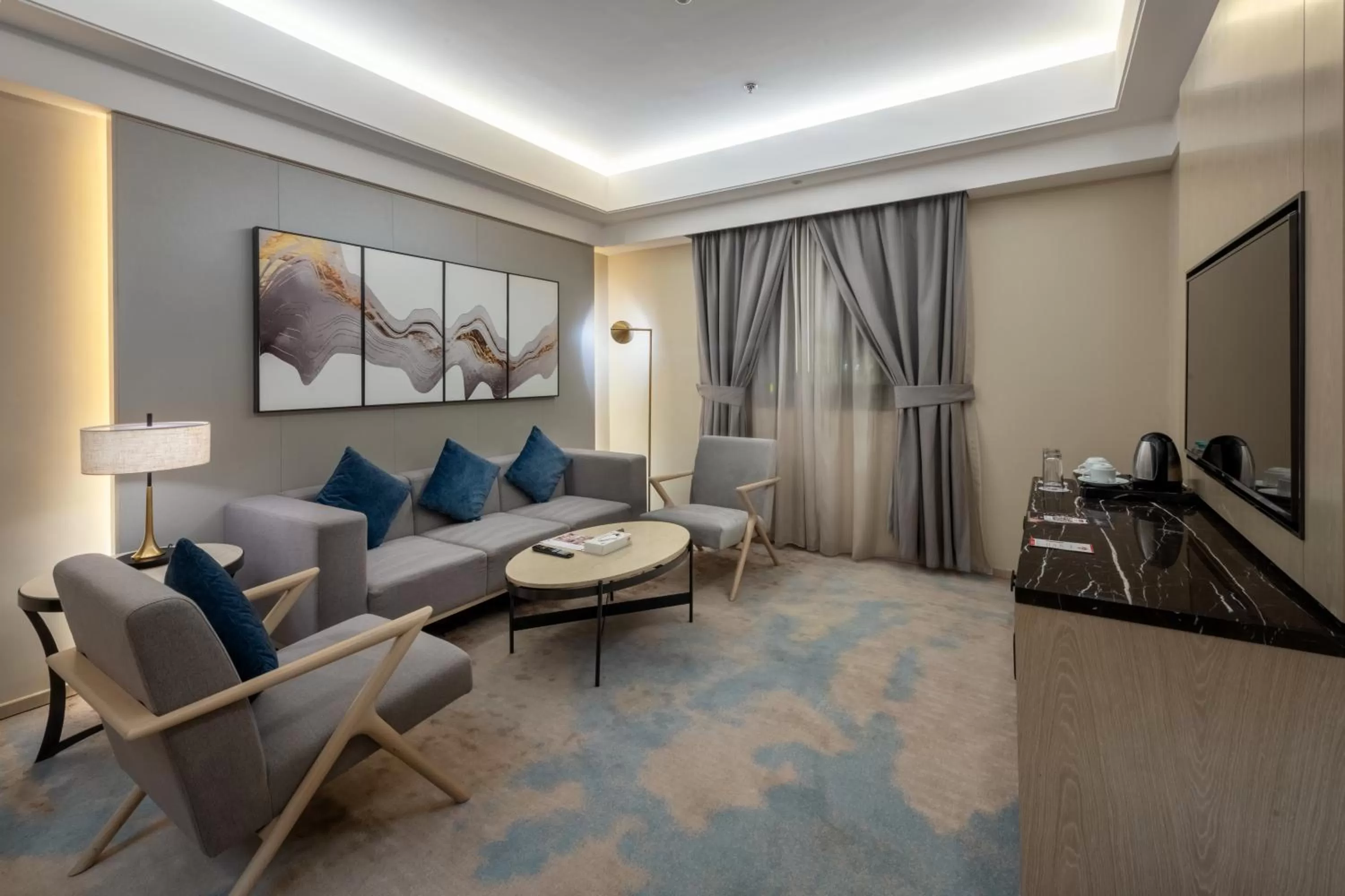 Communal lounge/ TV room in Aber Abha