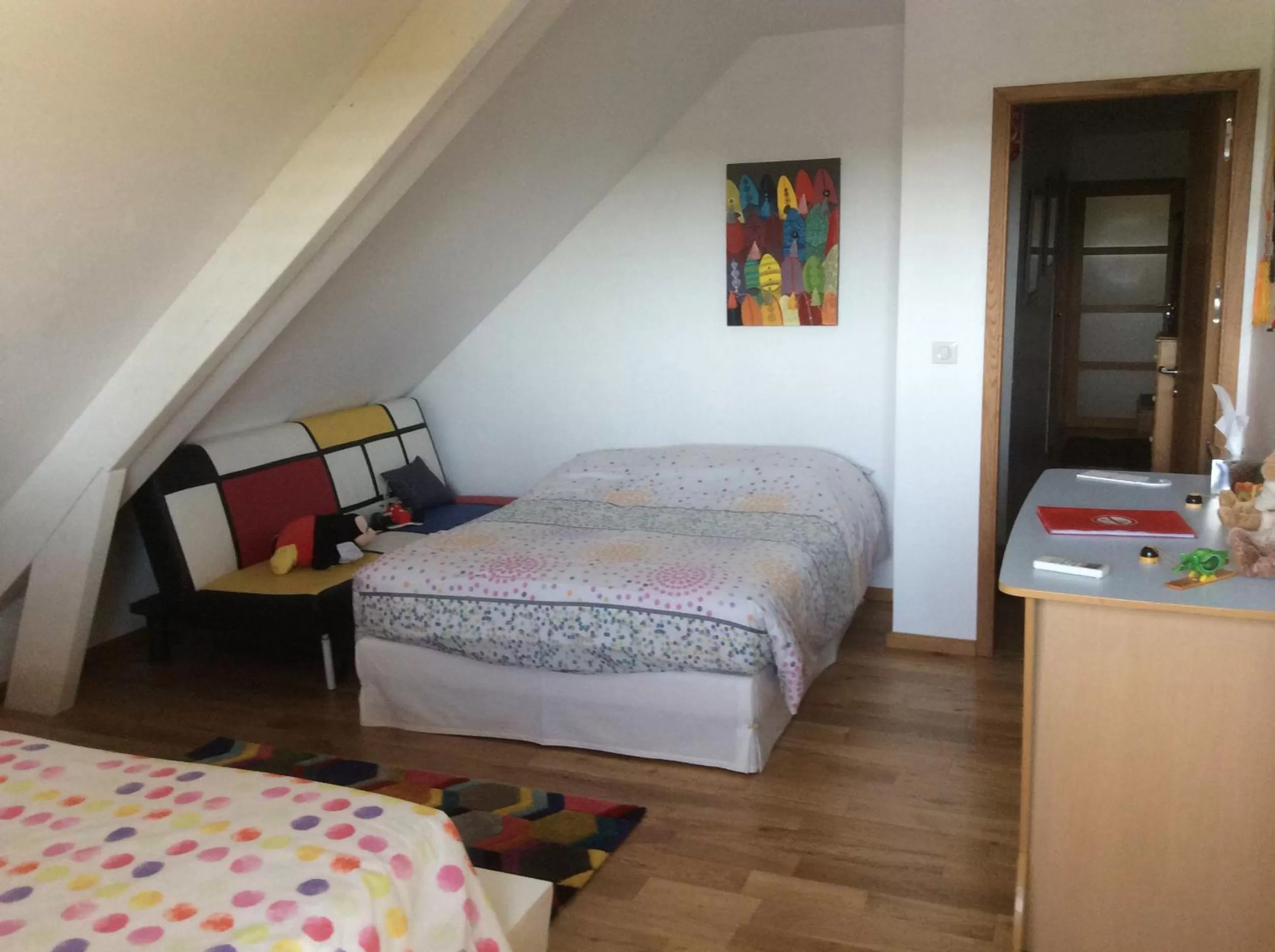 Quadruple Room with Shower in Les Chambres D'oriane