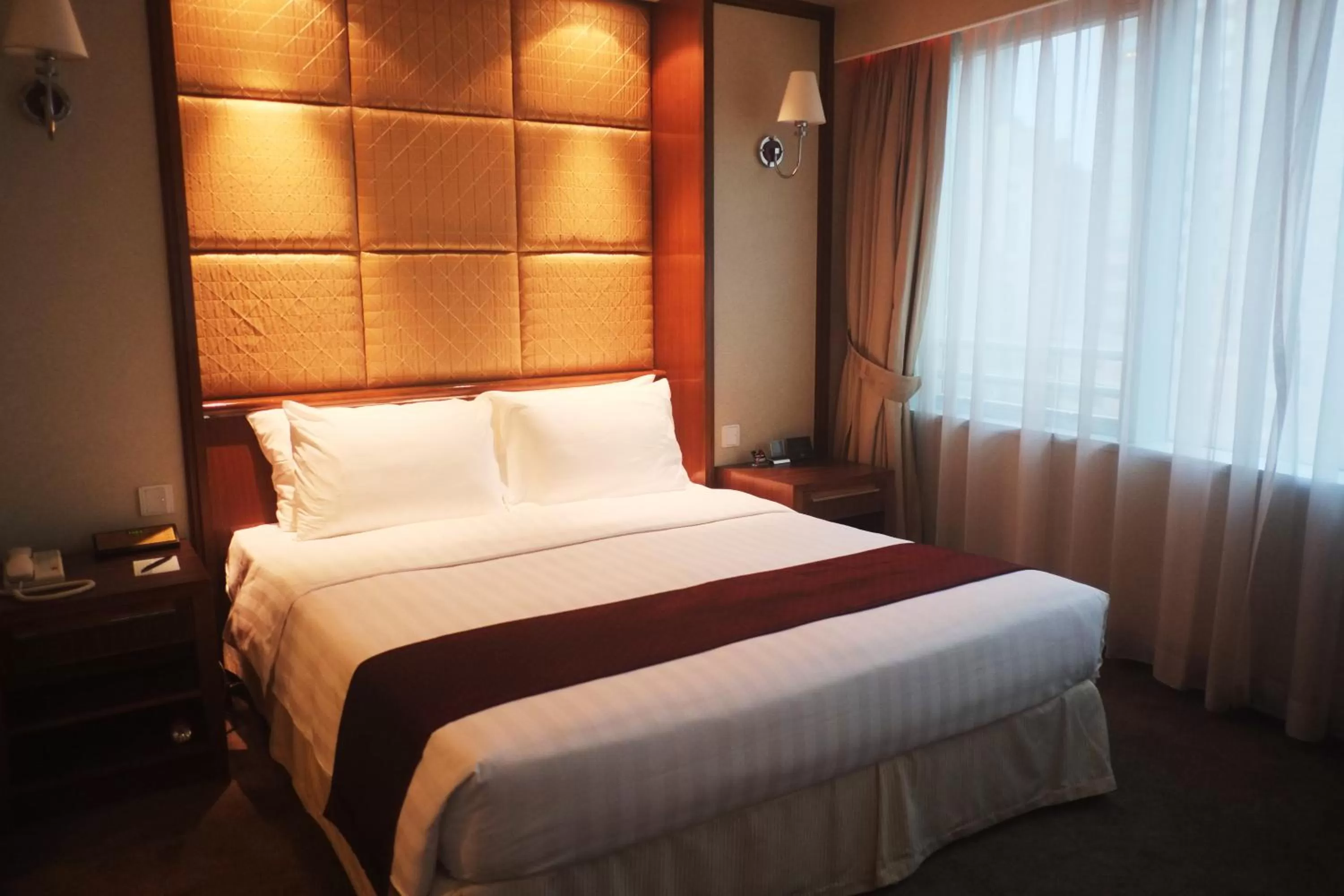 Bed in South Pacific Hotel