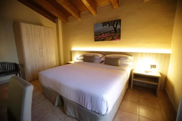 Bed in Hotel Can Panyella