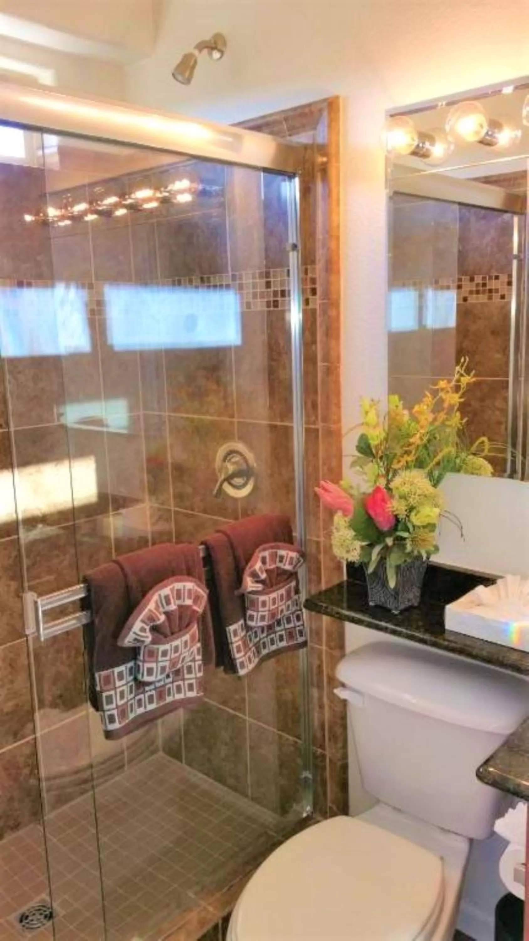 Shower in Sedona Pines Resort