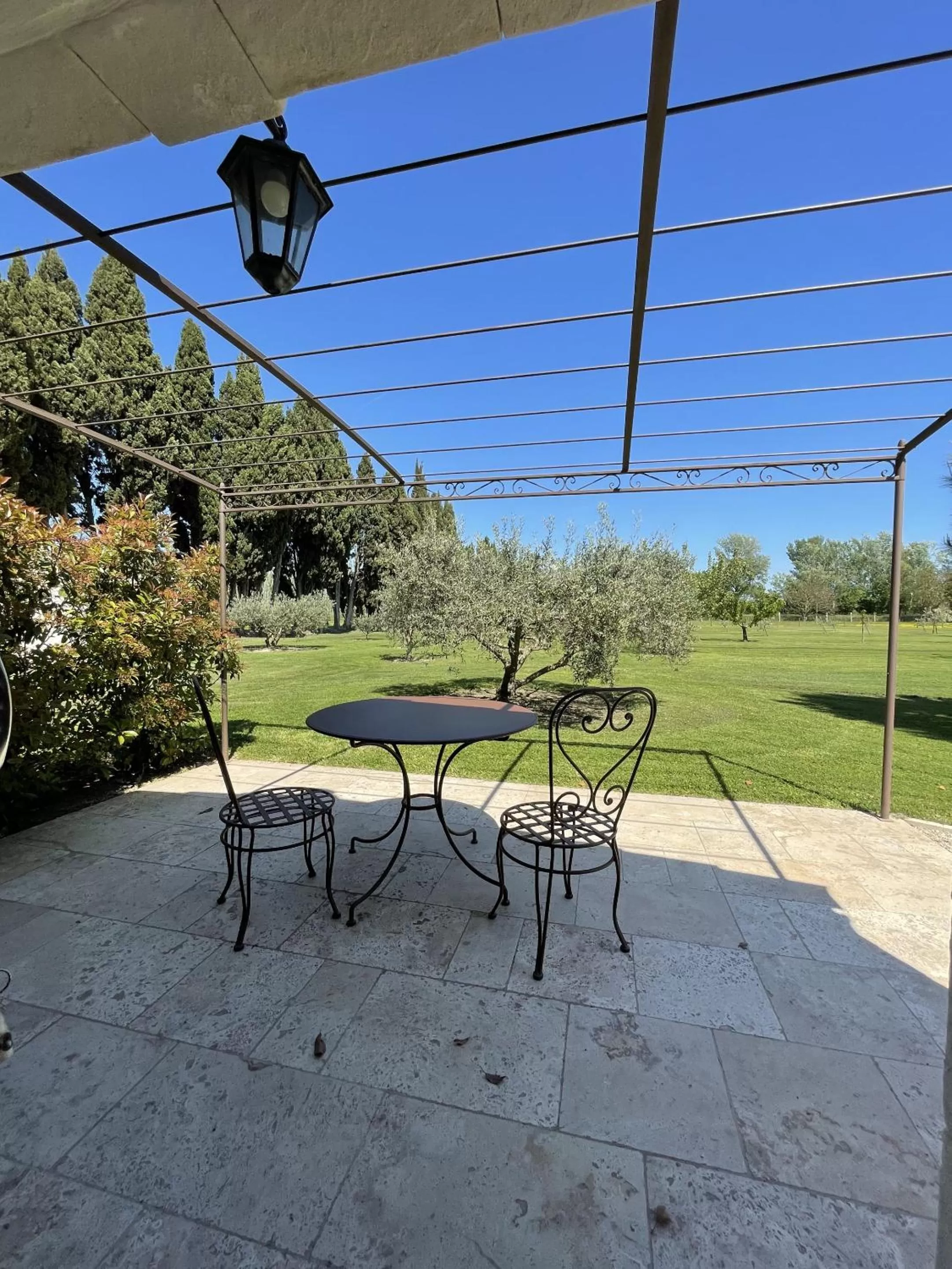 Patio in Le Mas Des Chutes