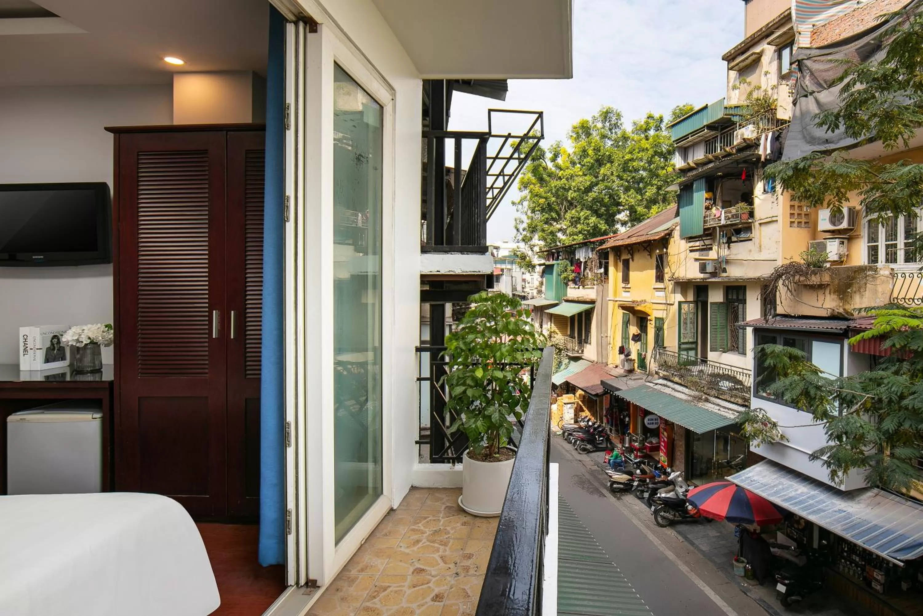 Balcony/Terrace in Cristina Center Hotel & Spa