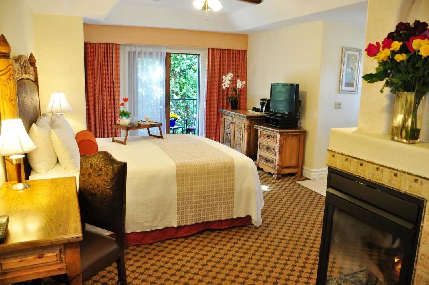 Bed in The Eagle Inn