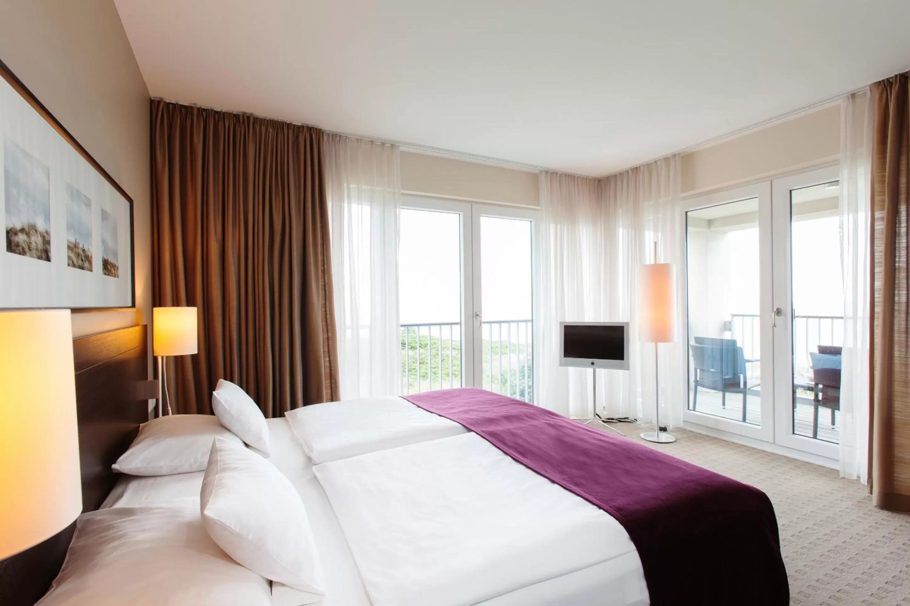 Bedroom, Bed in A-ROSA Sylt